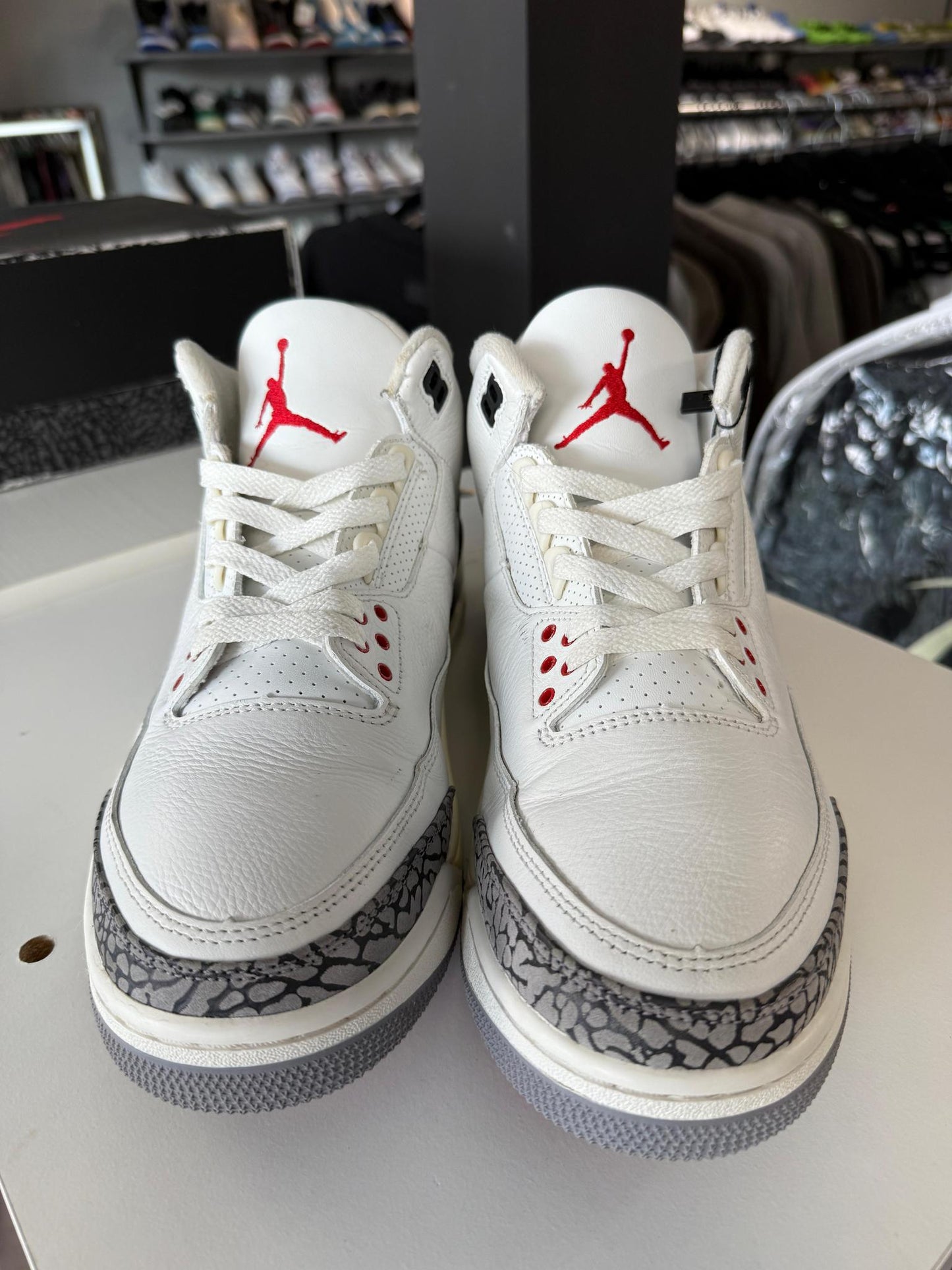 Jordan 3 "White Cement Reimagined" Used Size 10.5