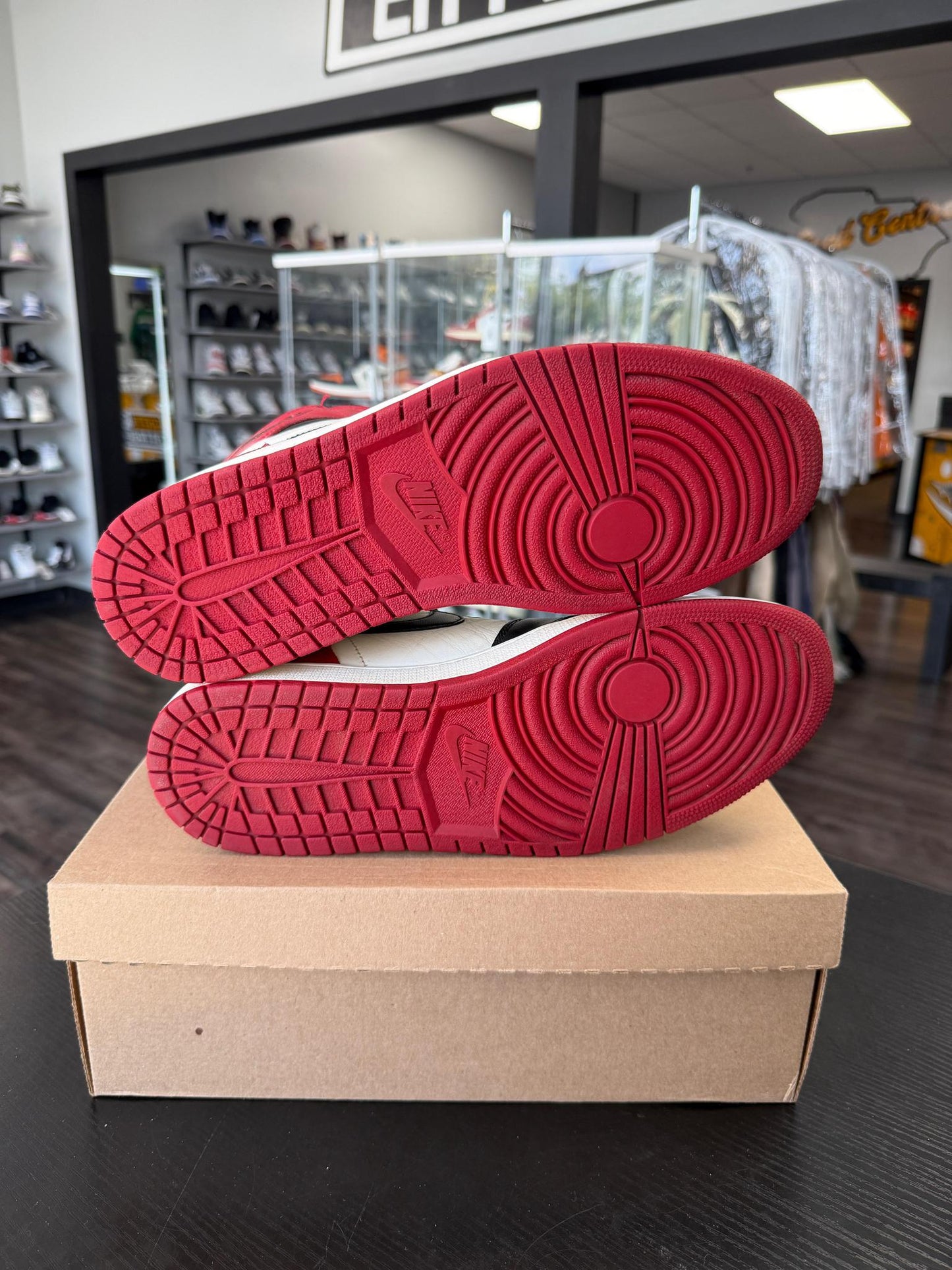 Jordan 1 "Bred Toe" Used Size 13