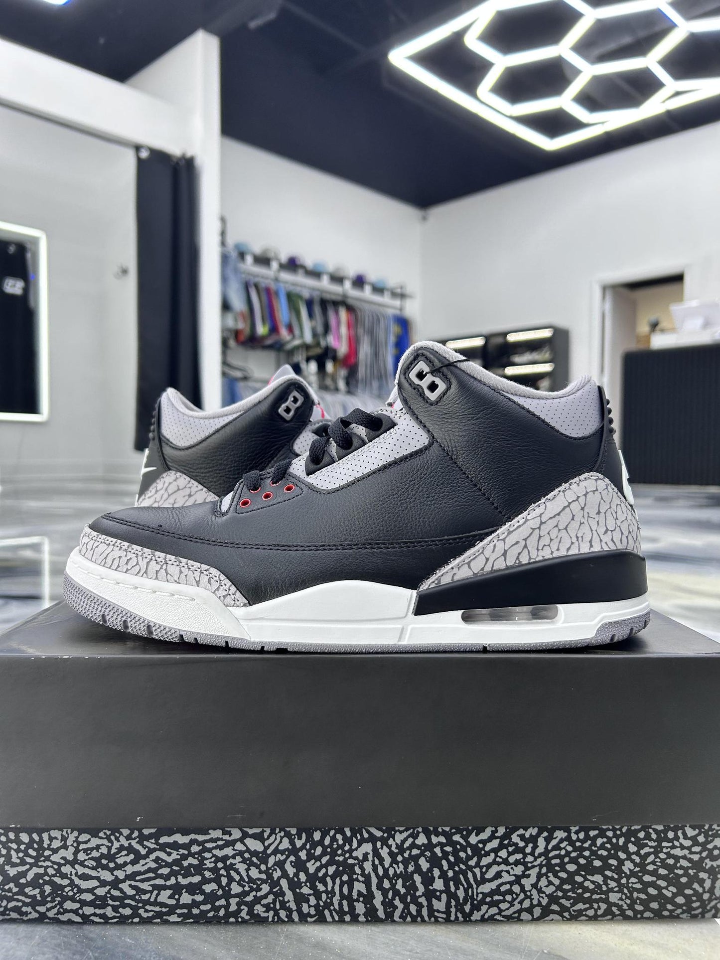 Jordan 3 "Black Cement" Used Size 10