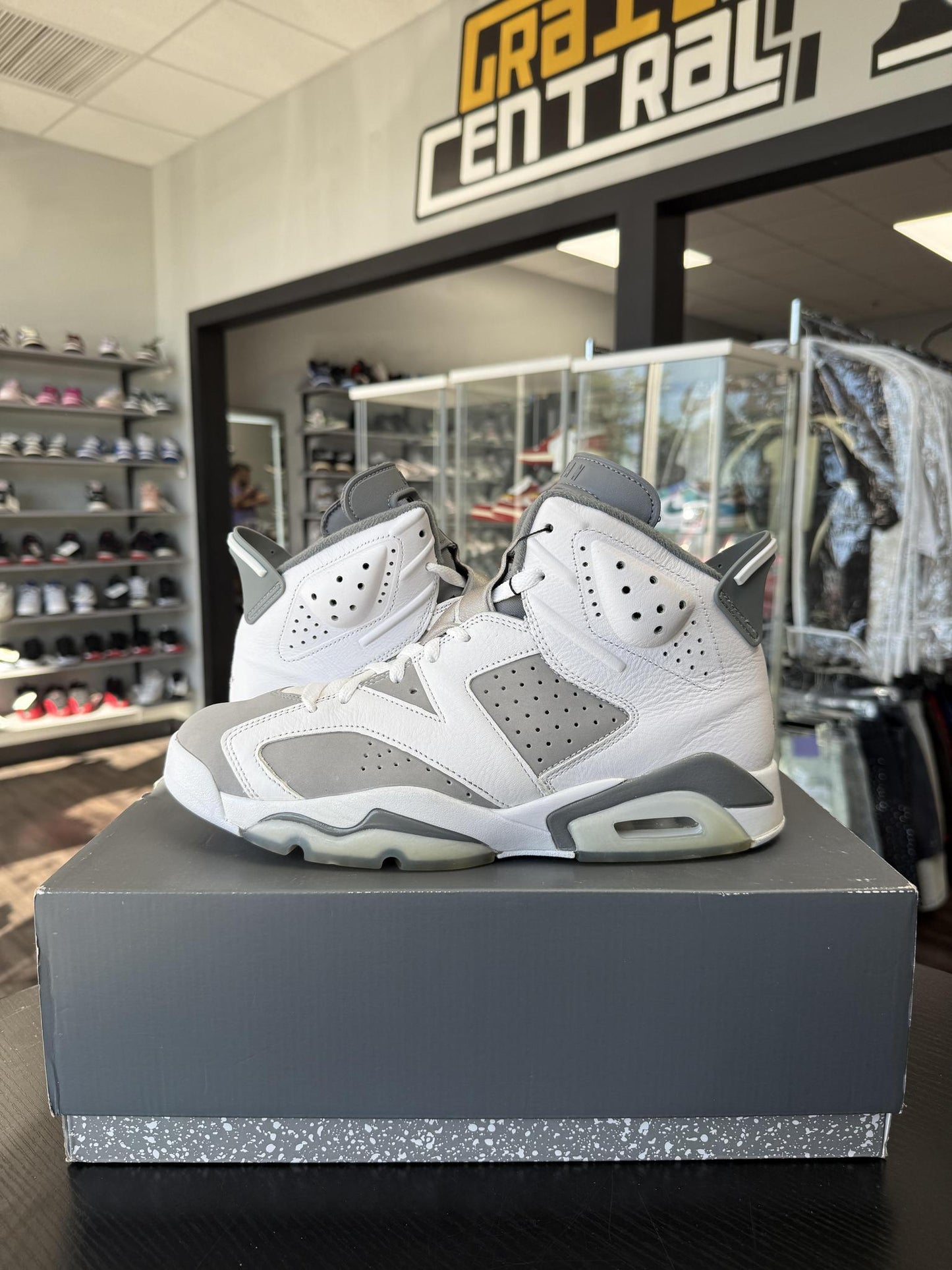 Jordan 6 "Cool Grey" Used Size 9.5