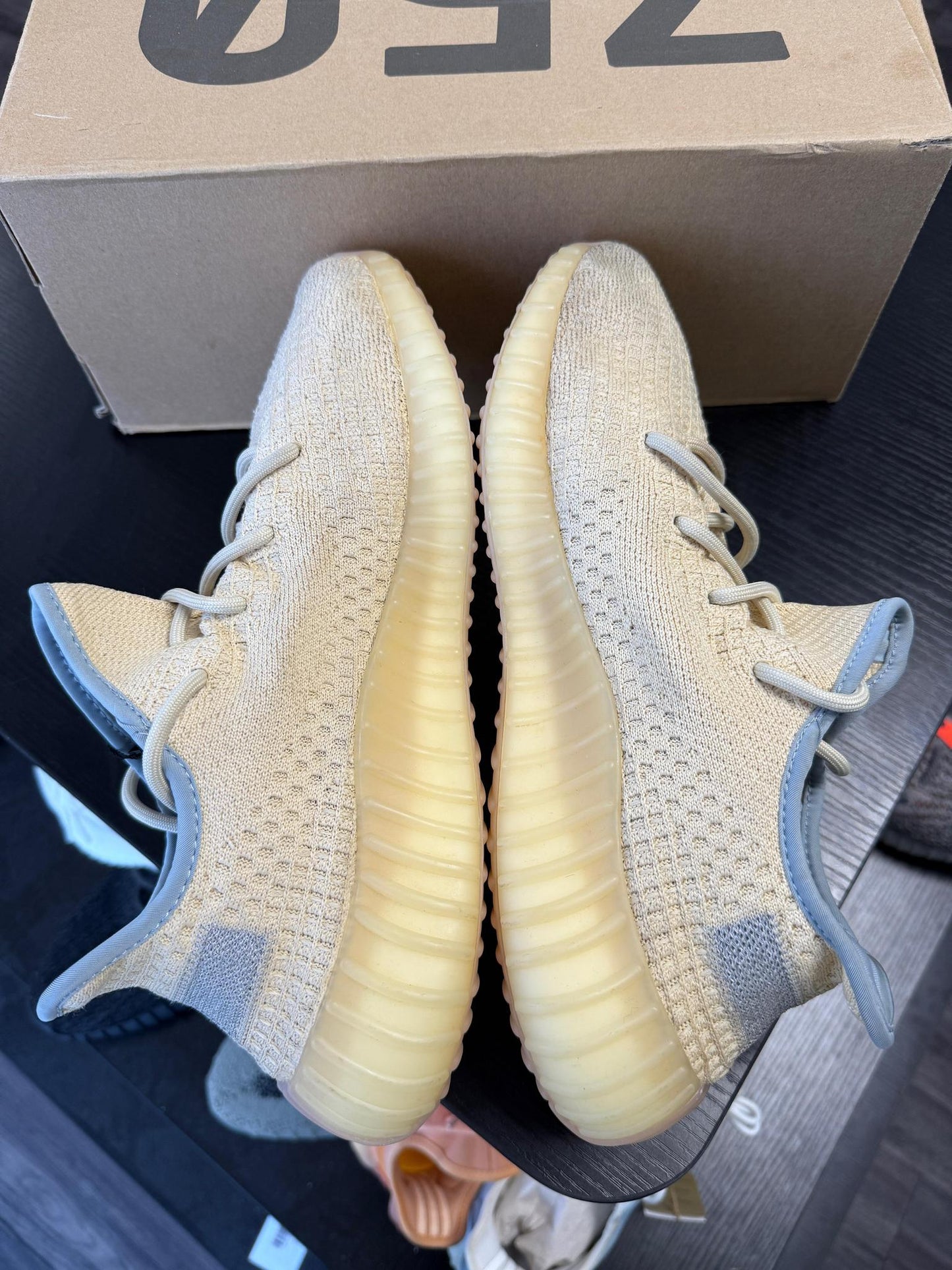 Yeezy 350 V2 "Linen" Used Size 11.5