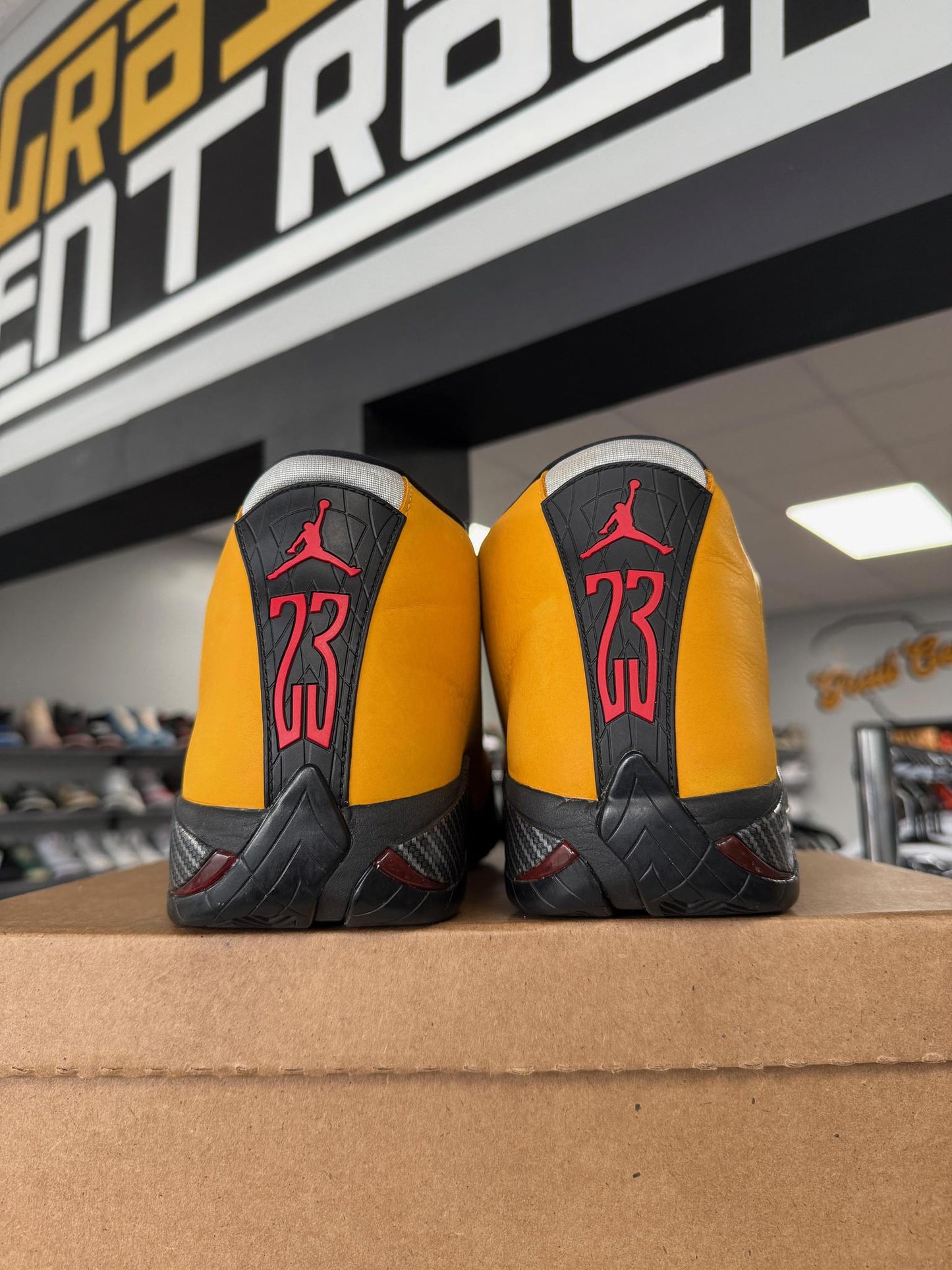Jordan 14 "University Gold" Used Size 11.5