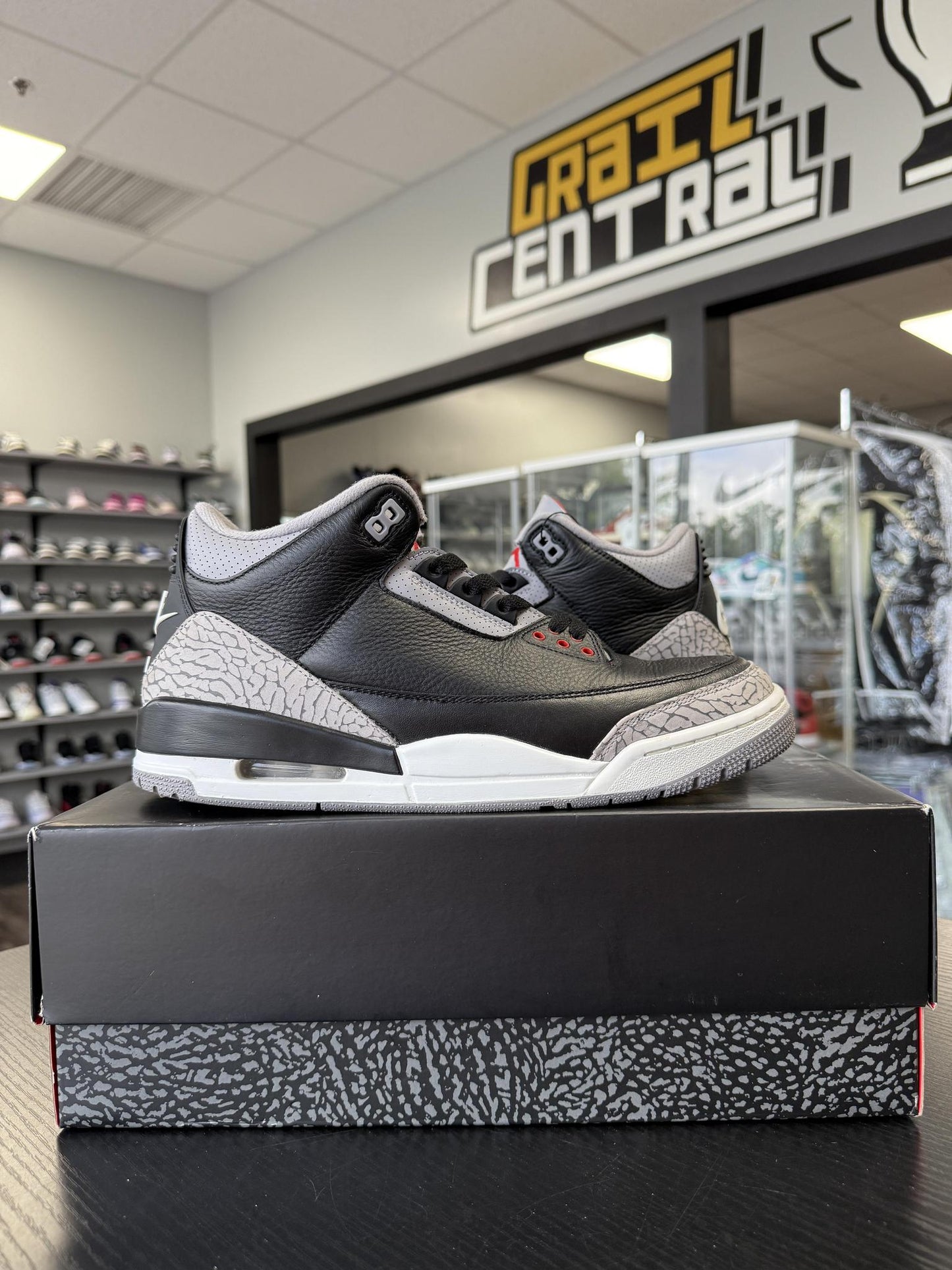 Jordan 3 "Black Cement" Used Size 11