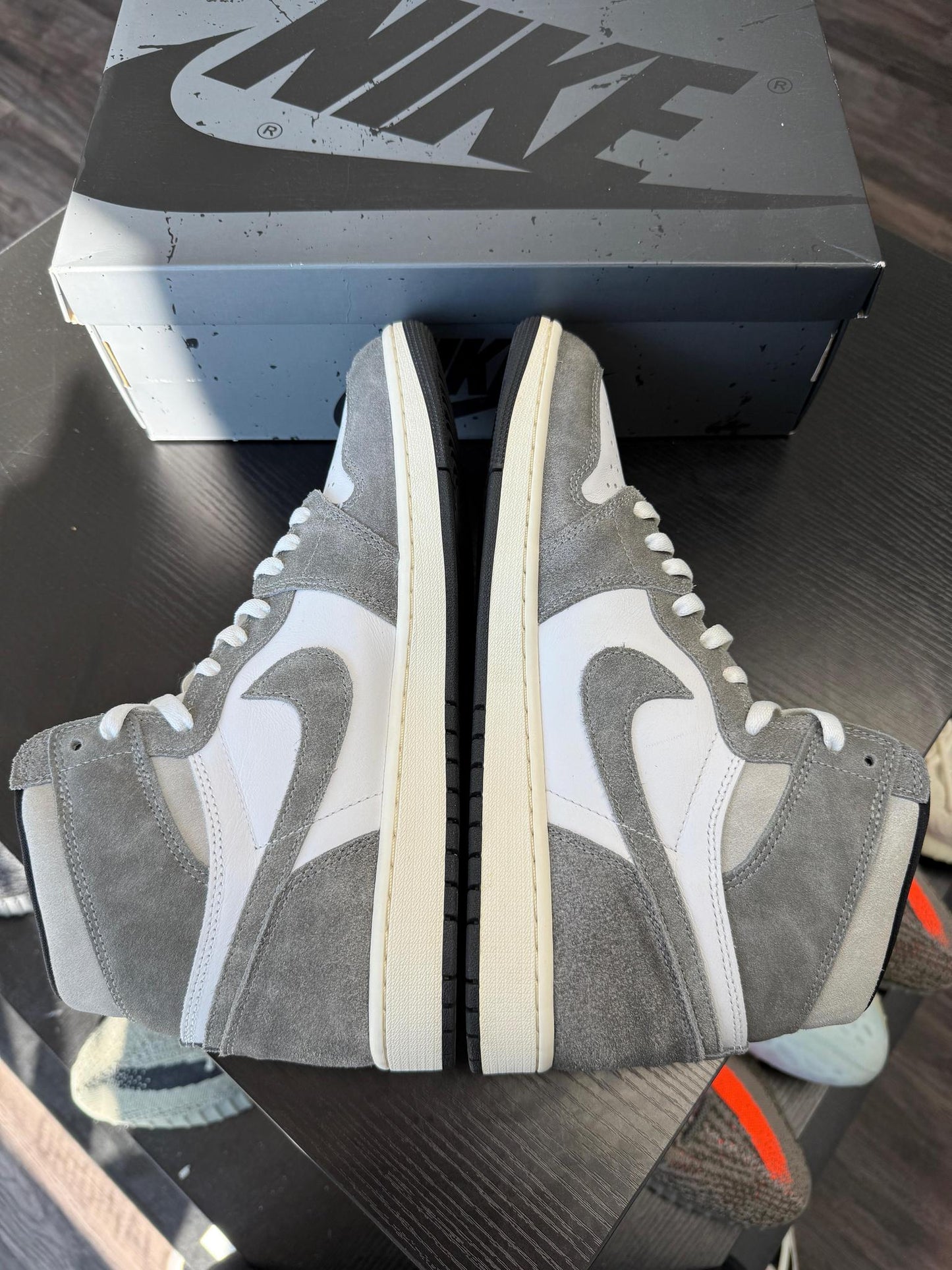 Jordan 1 "Washed Black" Used Size 12