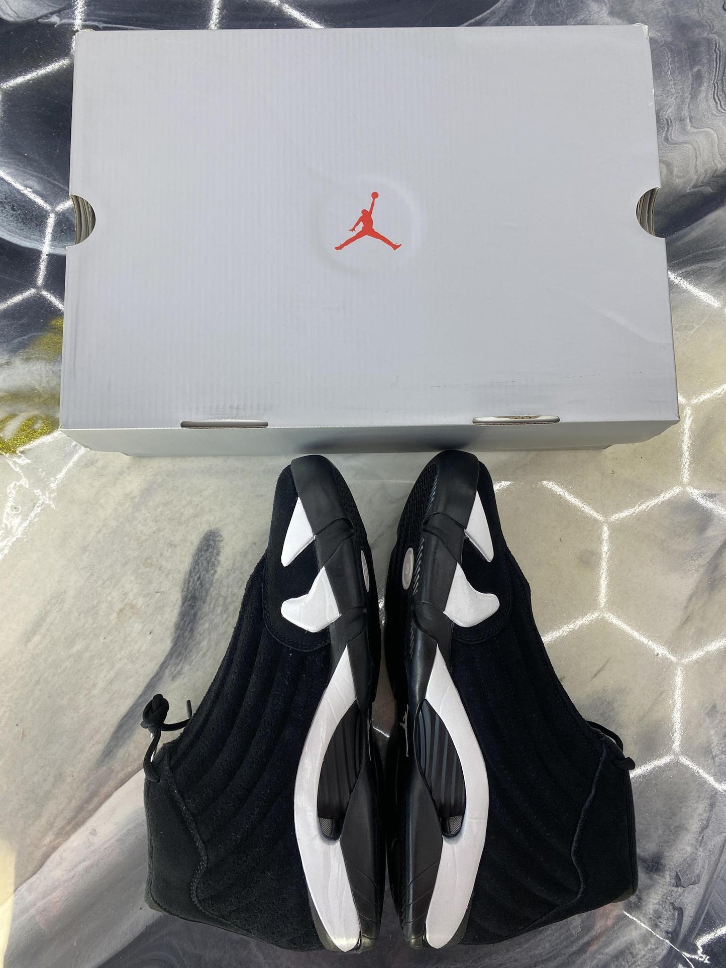 Jordan 14 "Black White" Used Size 11
