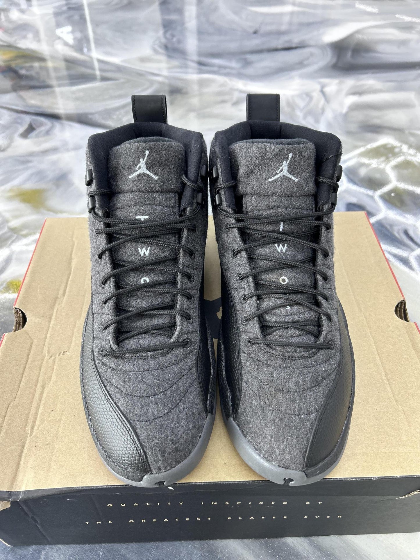 Jordan 12 "Wool" Used Size 12