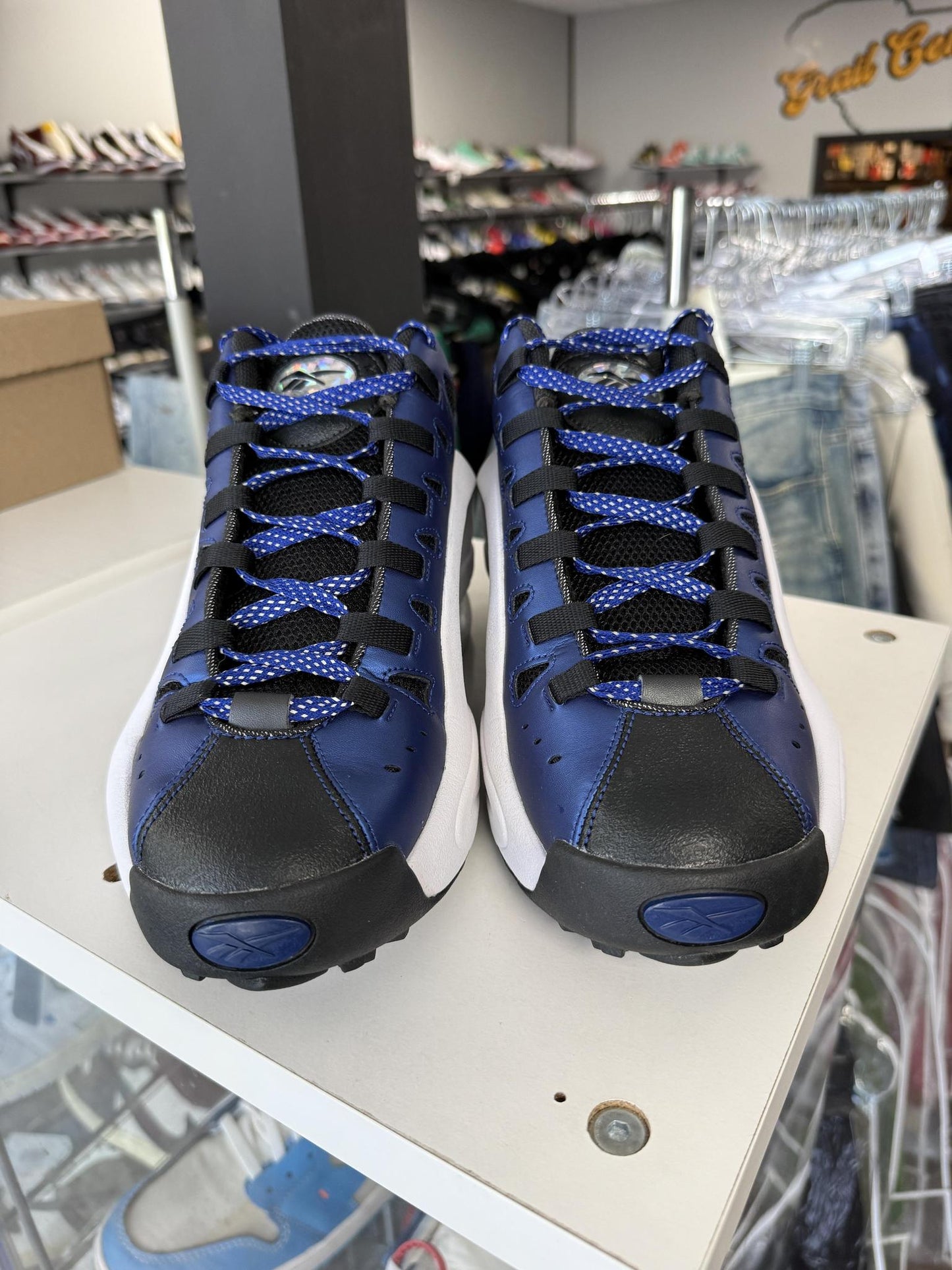 Reebok ES22 "White Blue" Used Size 11