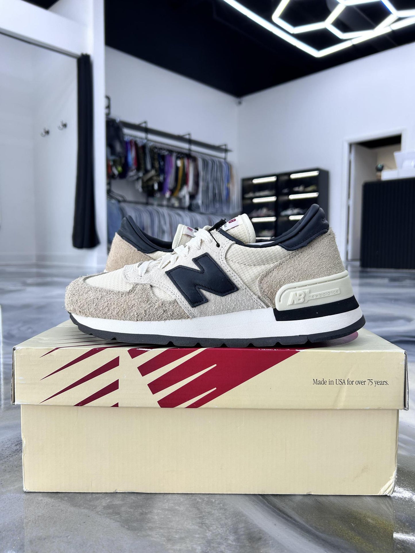 New Balance 990 "Teddy Santis" Used Size 7Y/8.5W