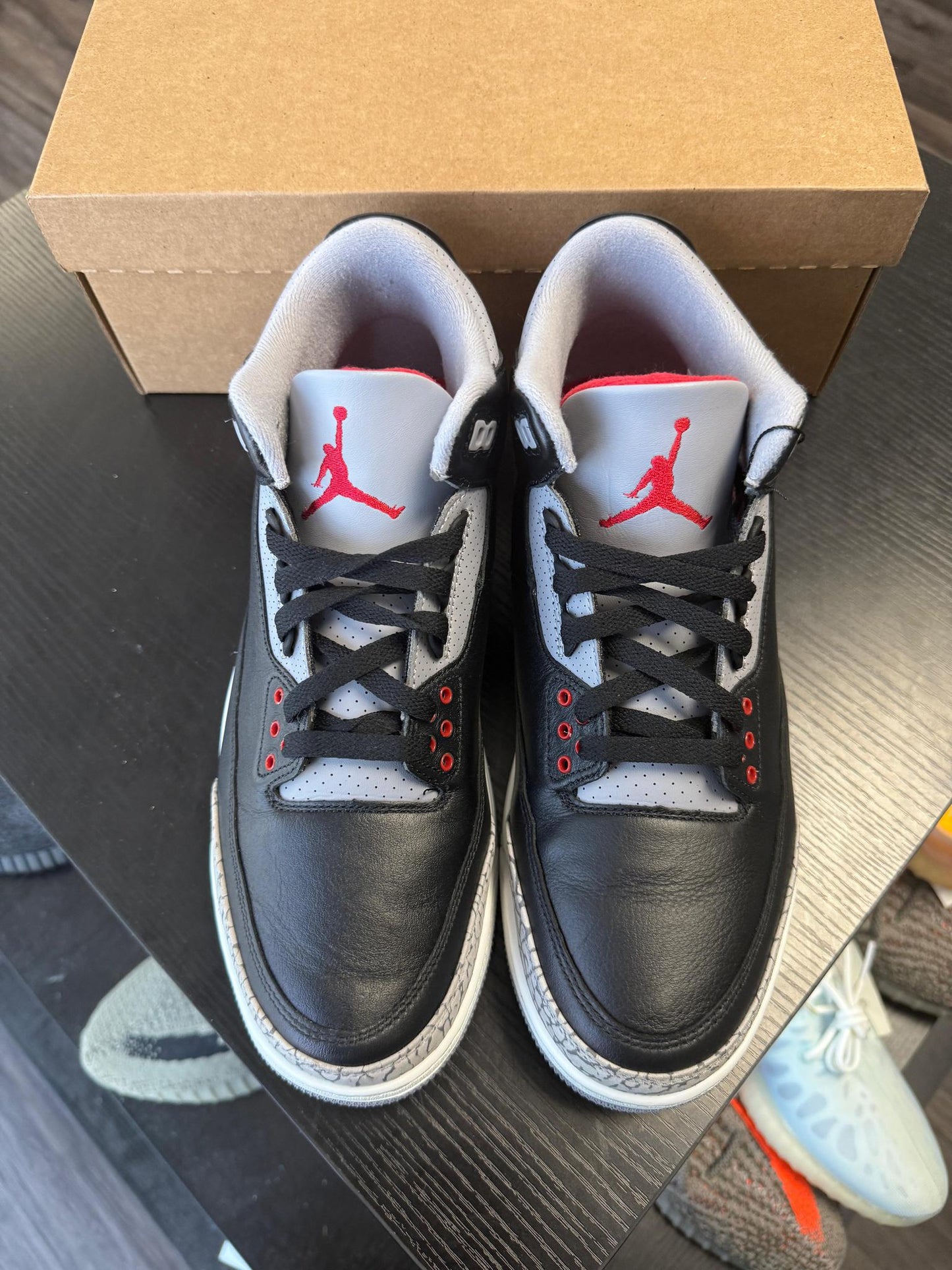 Jordan 3 "Black Cement" Used Size 12