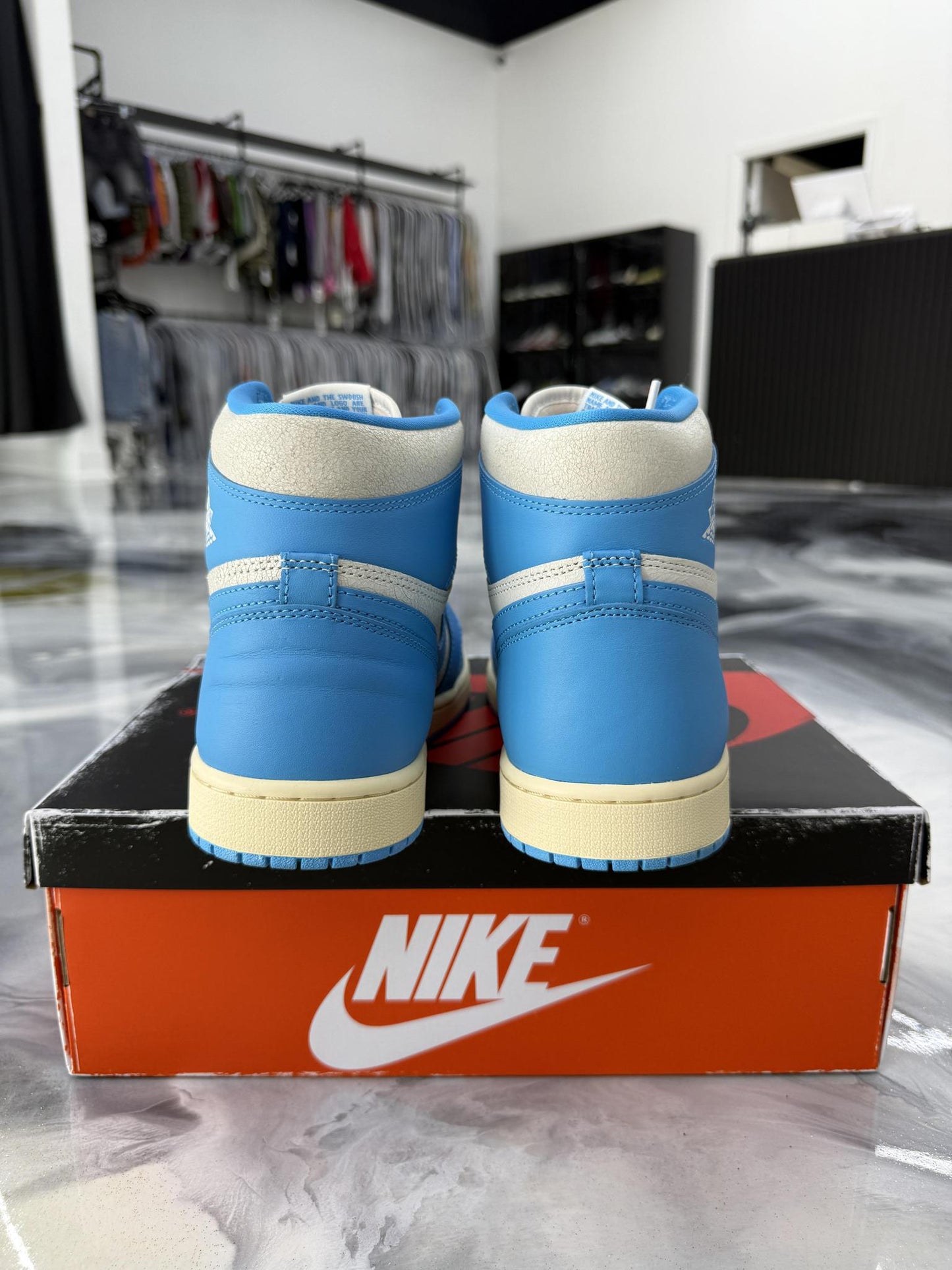 Jordan 1 Reimagined "UNC" Used Size 10.5