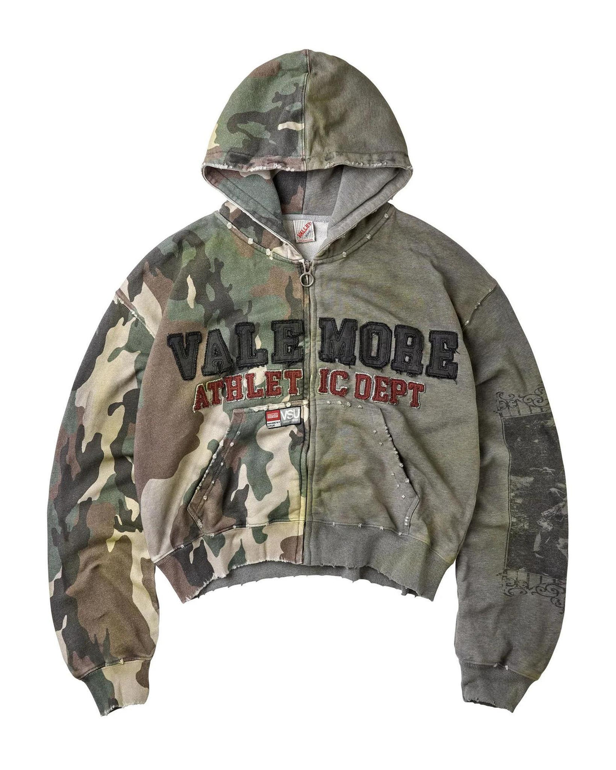 Vale Zip Up Hoodie "Zombie"