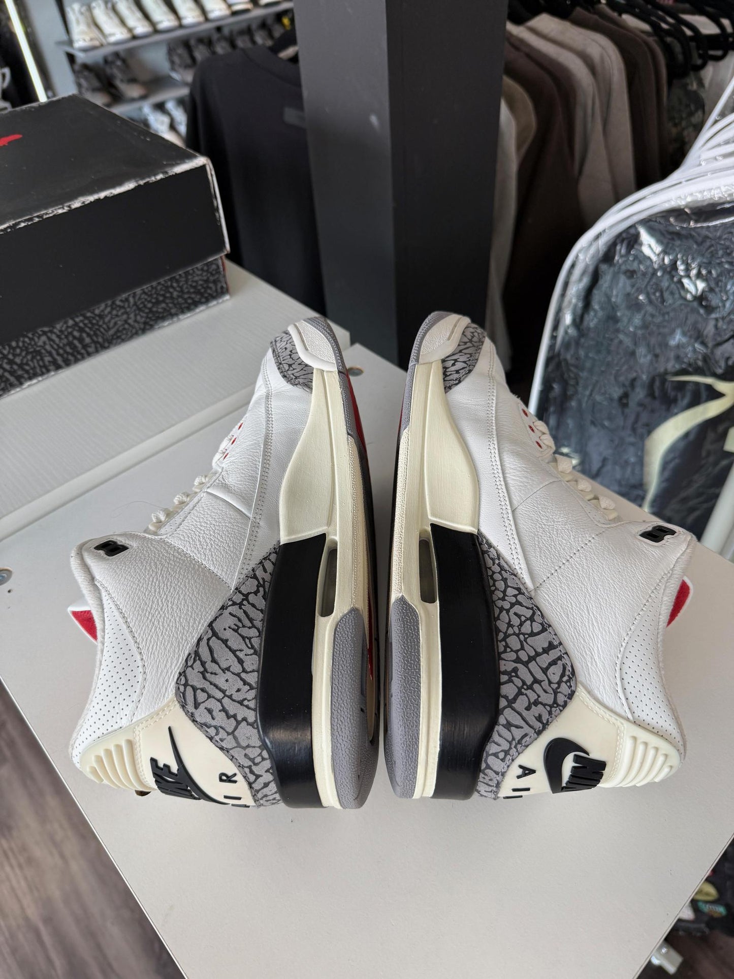 Jordan 3 "White Cement Reimagined" Used Size 10.5