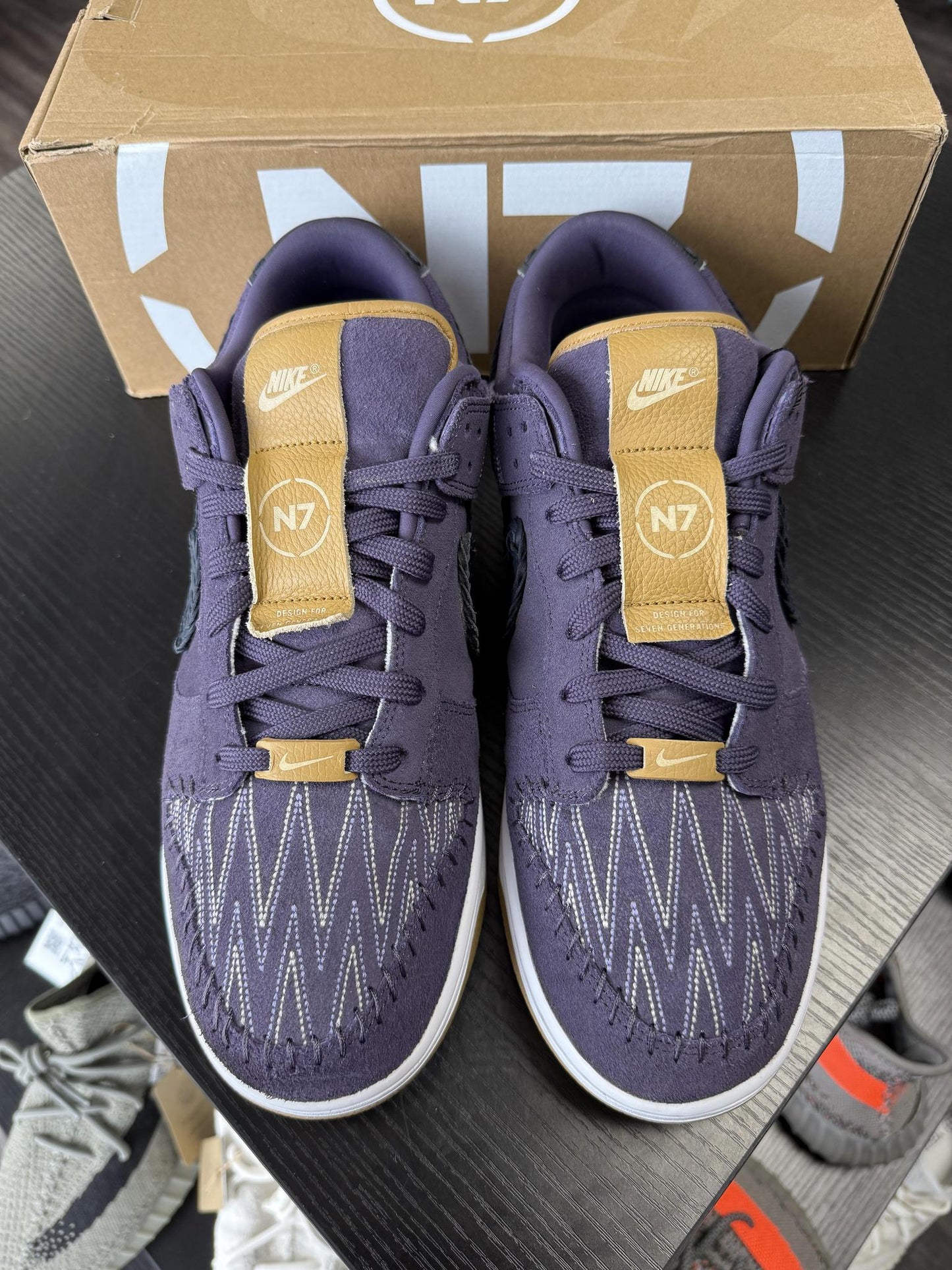 Nike Dunk Low "N7 Purple" Used Size 12