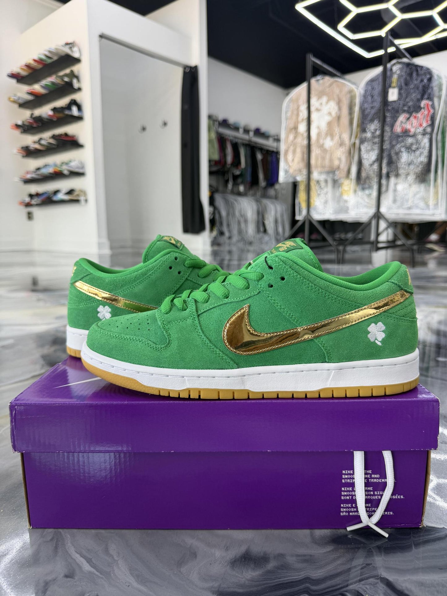 Nike SB Dunk Low "St. Patricks Day" Used Size 10