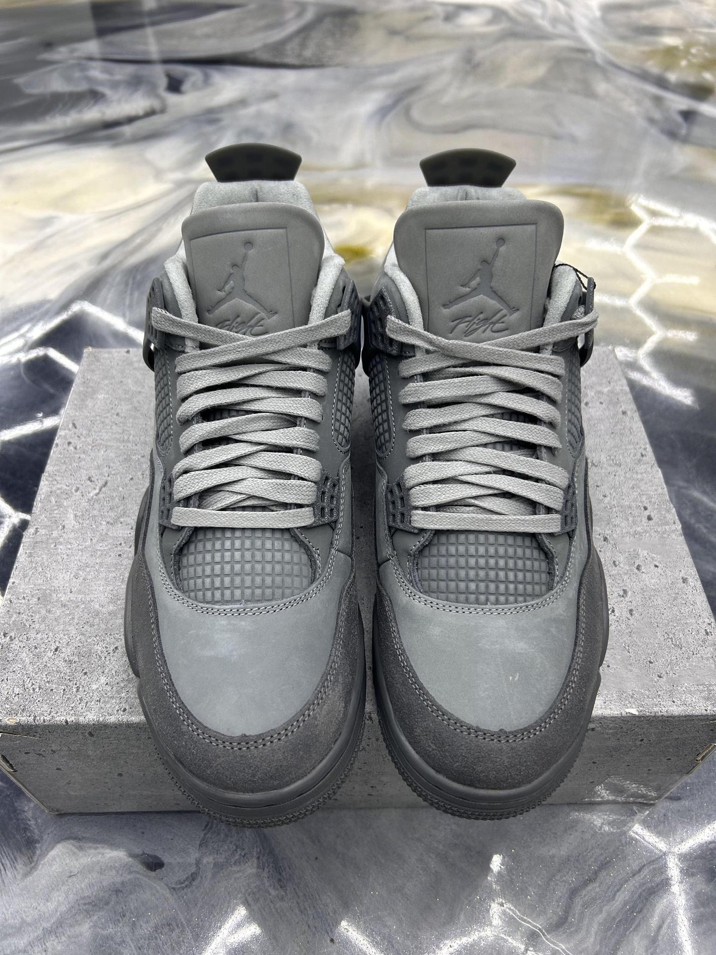Jordan 4 "Wet Cement" Used Size 10.5