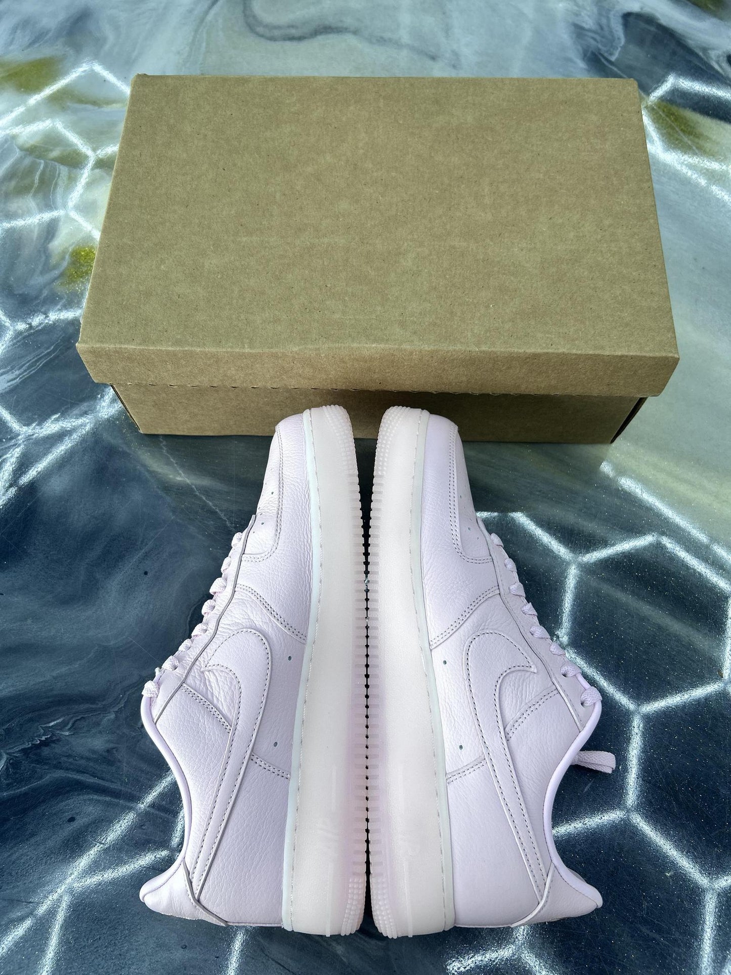 Nike Air Force One x Certified Lover Boy "Pink" Used Size 10