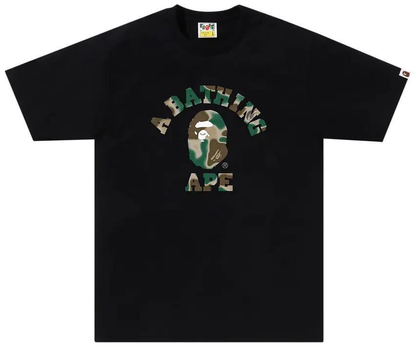 Bape Tee "Liquid Camo Black/Olive"