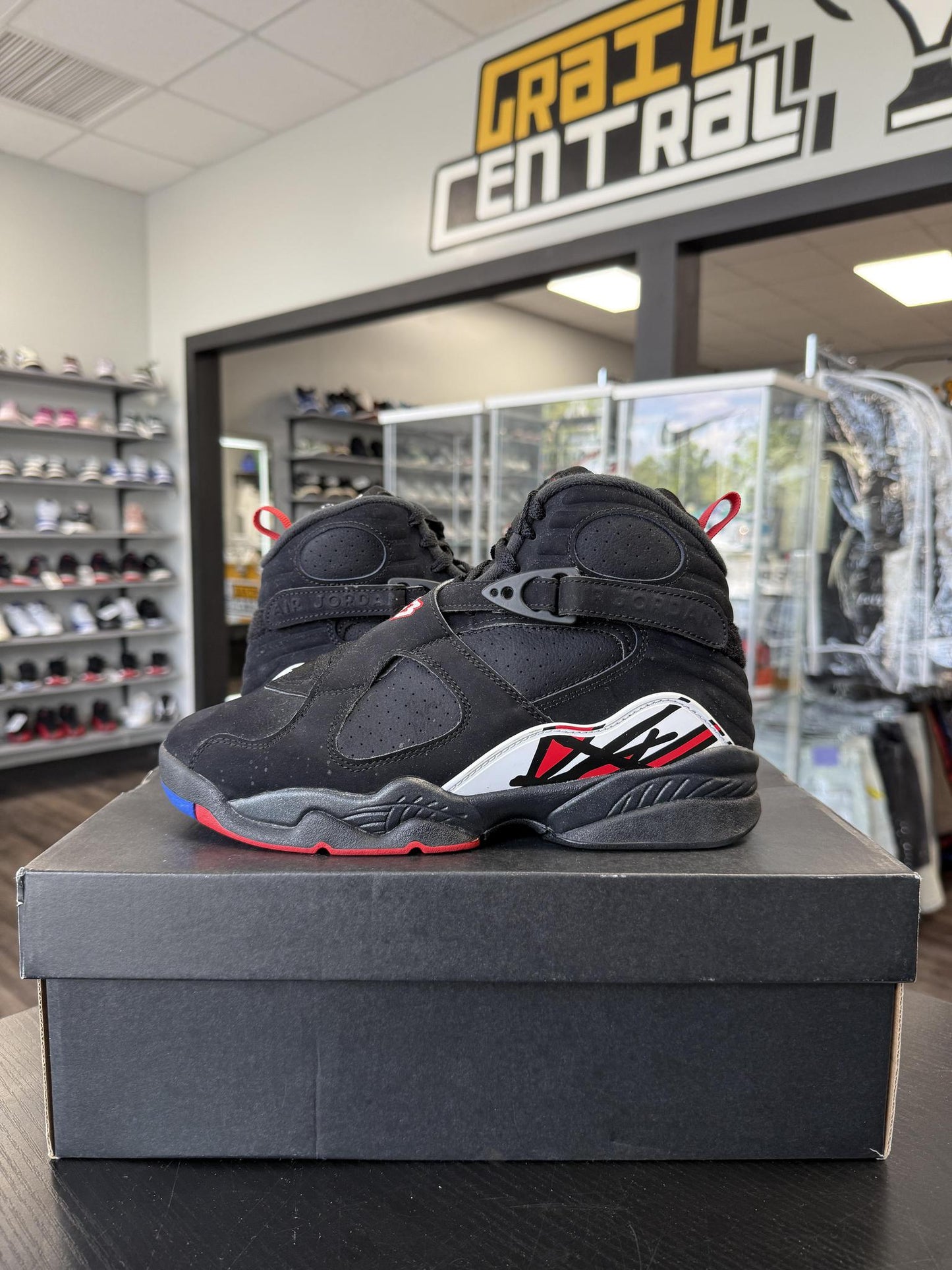Jordan 8 "Playoff" Used Size 7Y/8.5W
