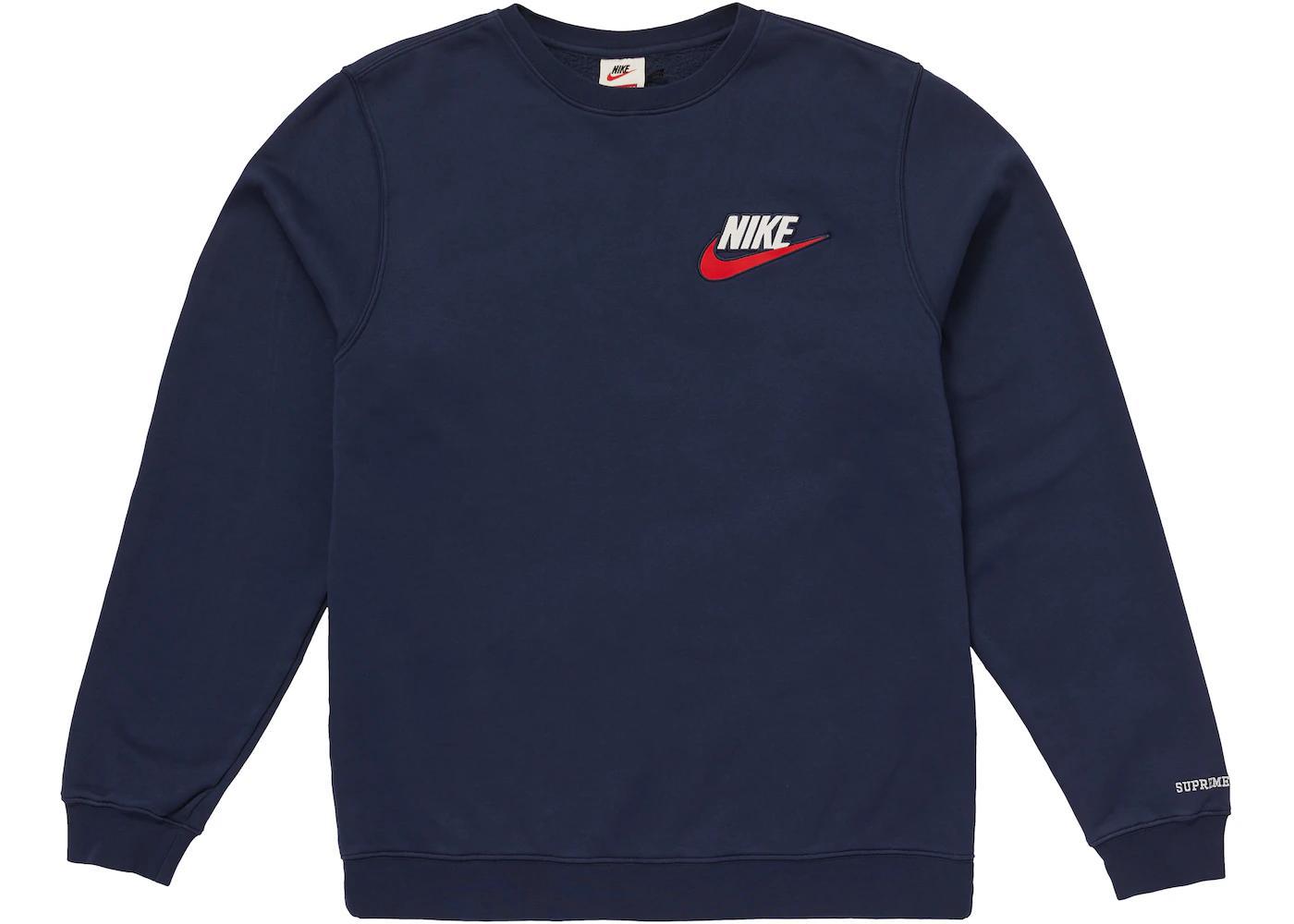 Supreme x Nike Crewneck "Navy"