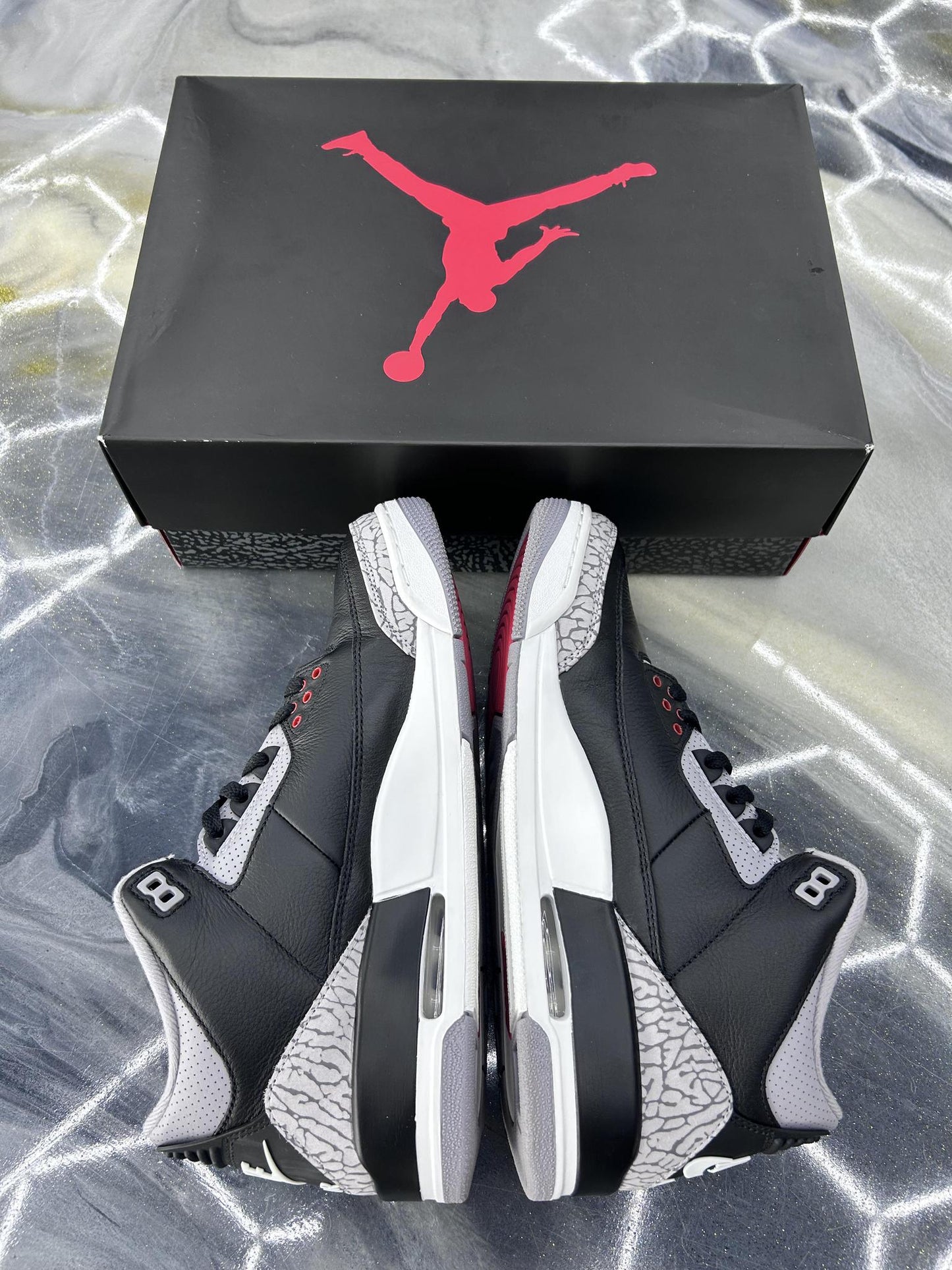 Jordan 3 "Black Cement" Used Size 10