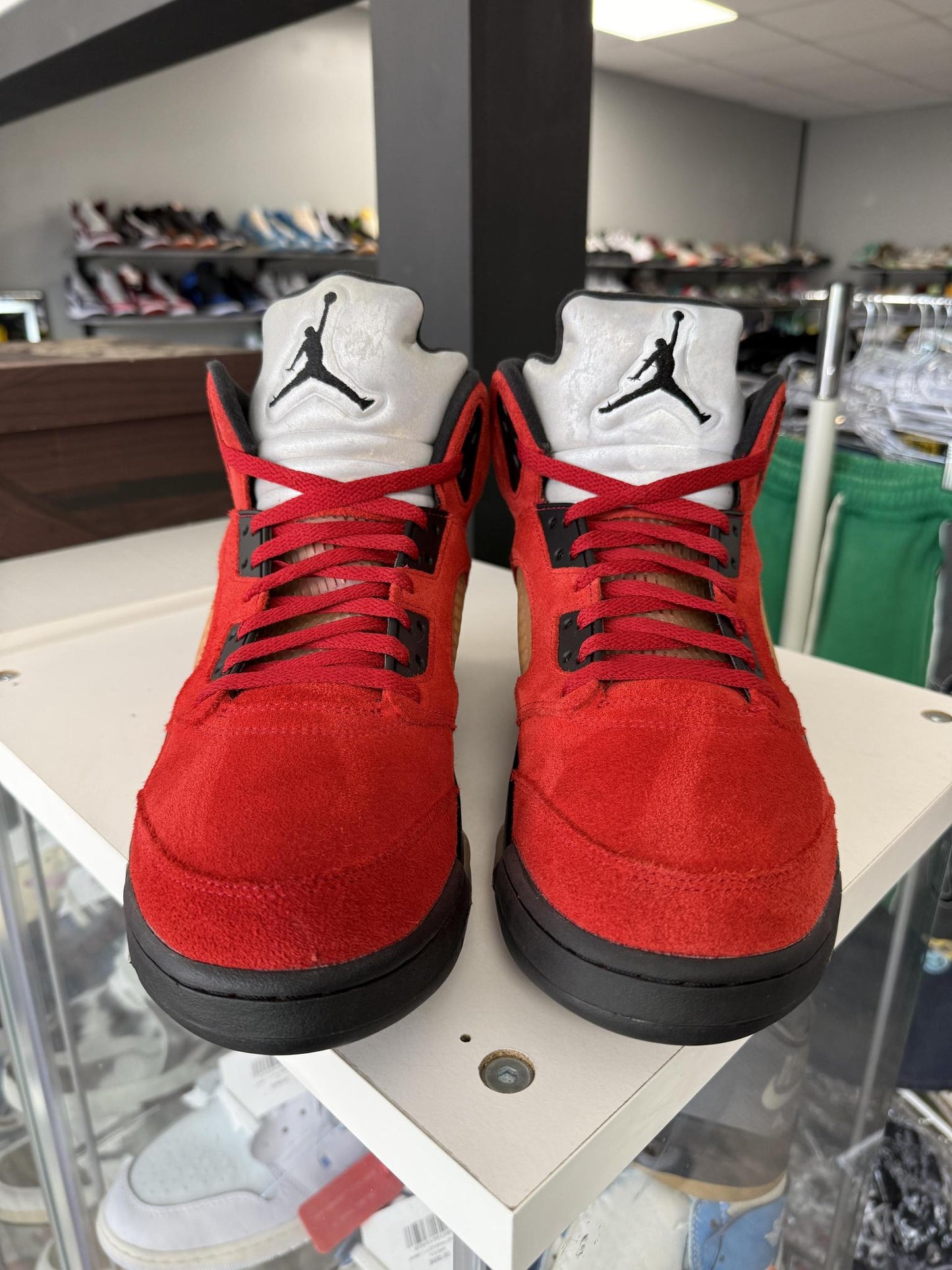 Jordan 5 "Raging Bull" Used Size 12