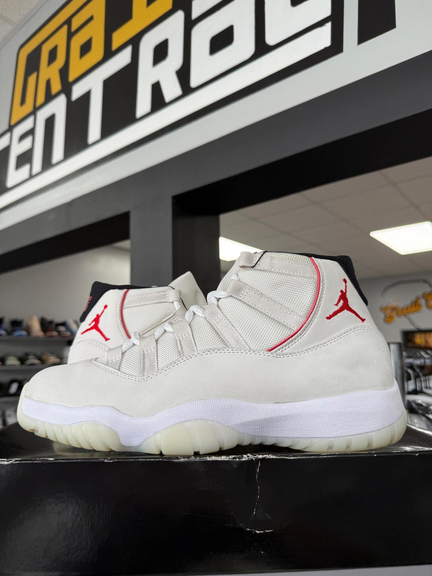 Jordan 11 "Platinum Tint" Used Size 9.5