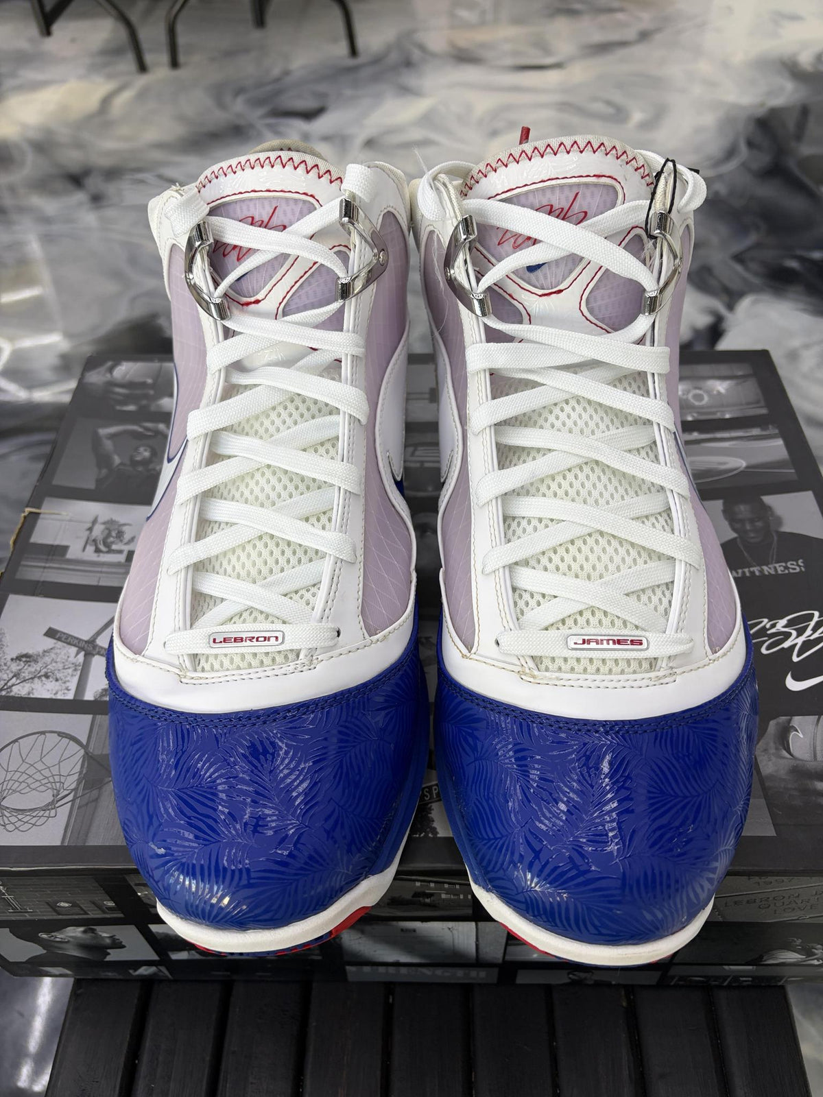 Nike LeBron 7 "Los Angeles Dodgers" Used Size 14