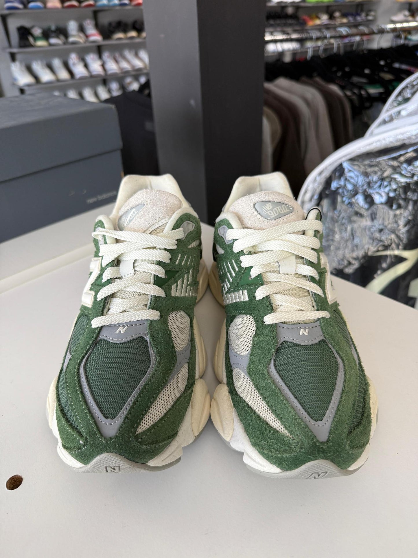 New Balance 9060 "Nori" Used Size 6.5Y/8W