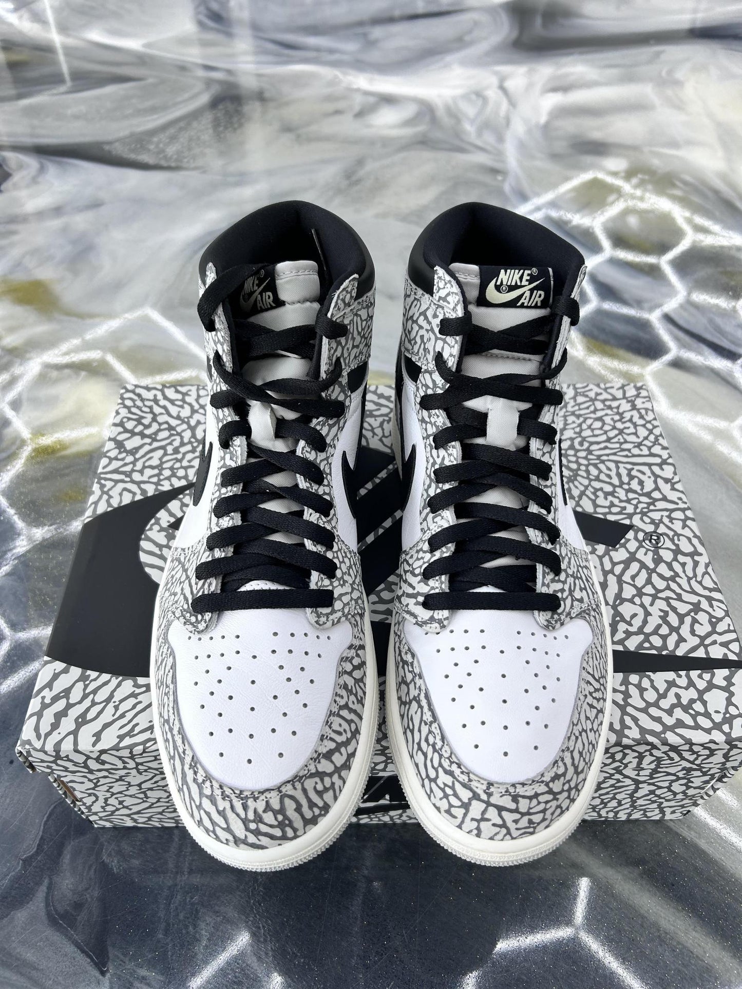 Jordan 1 "White Cement" Used Size 12