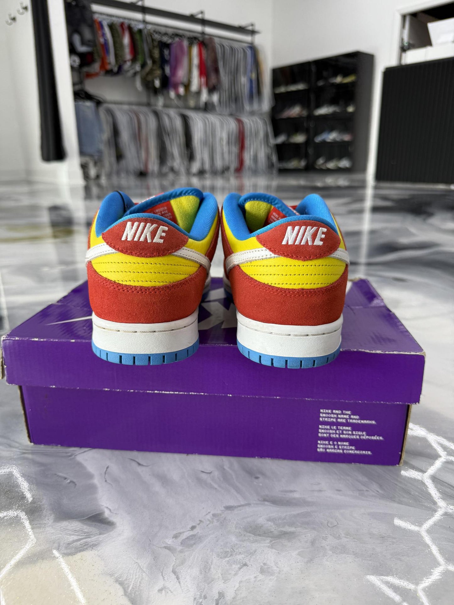 Nike SB Dunk Low "Bart Simpson" Used Size 8.5