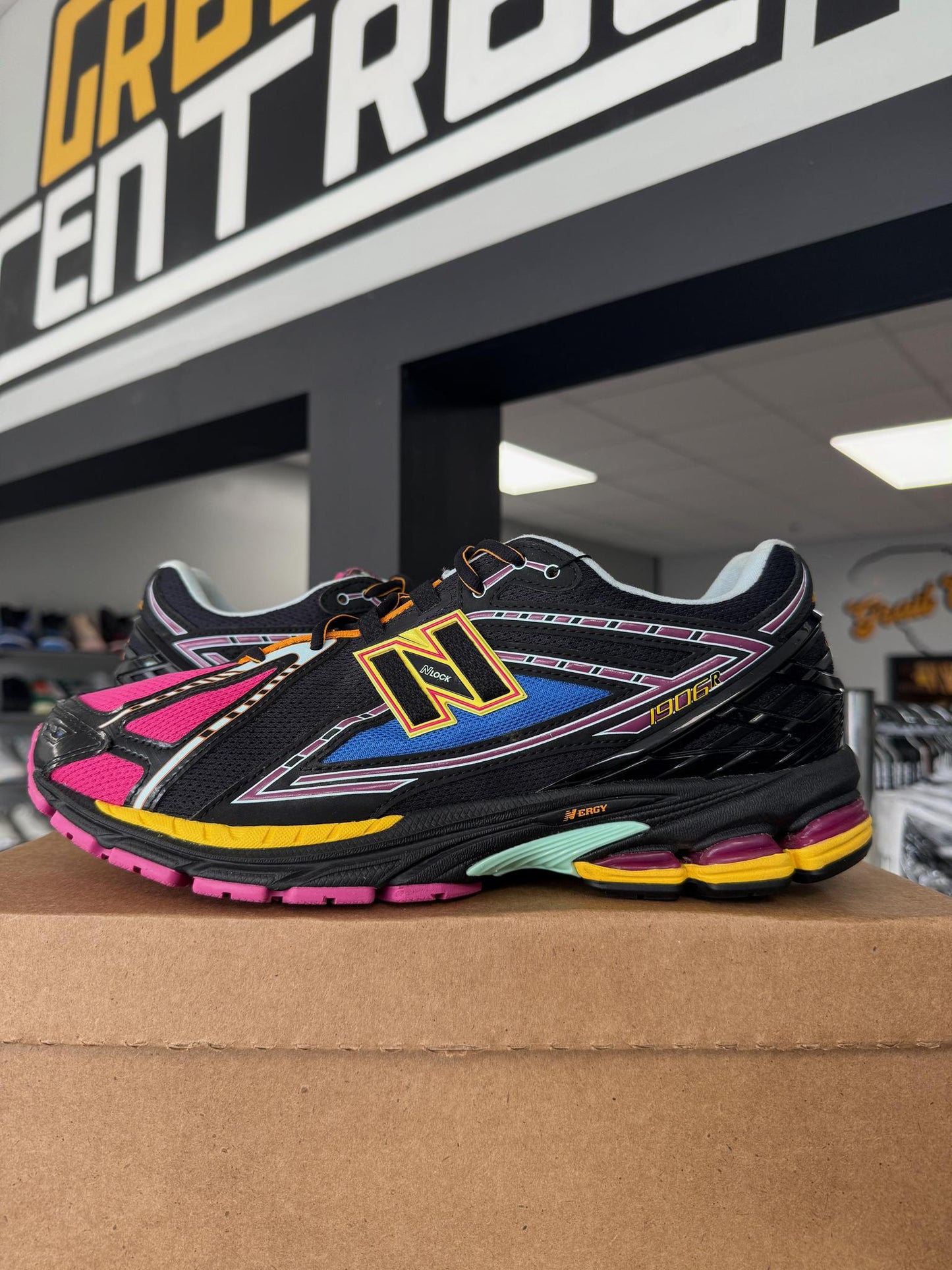 New Balance 1906R "Neon Nights" Used Size 11.5