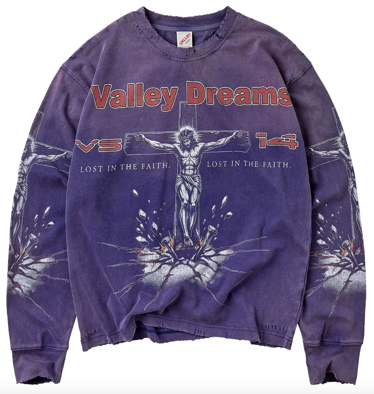 Vale Concrete Cross Long Sleeve "Purple"