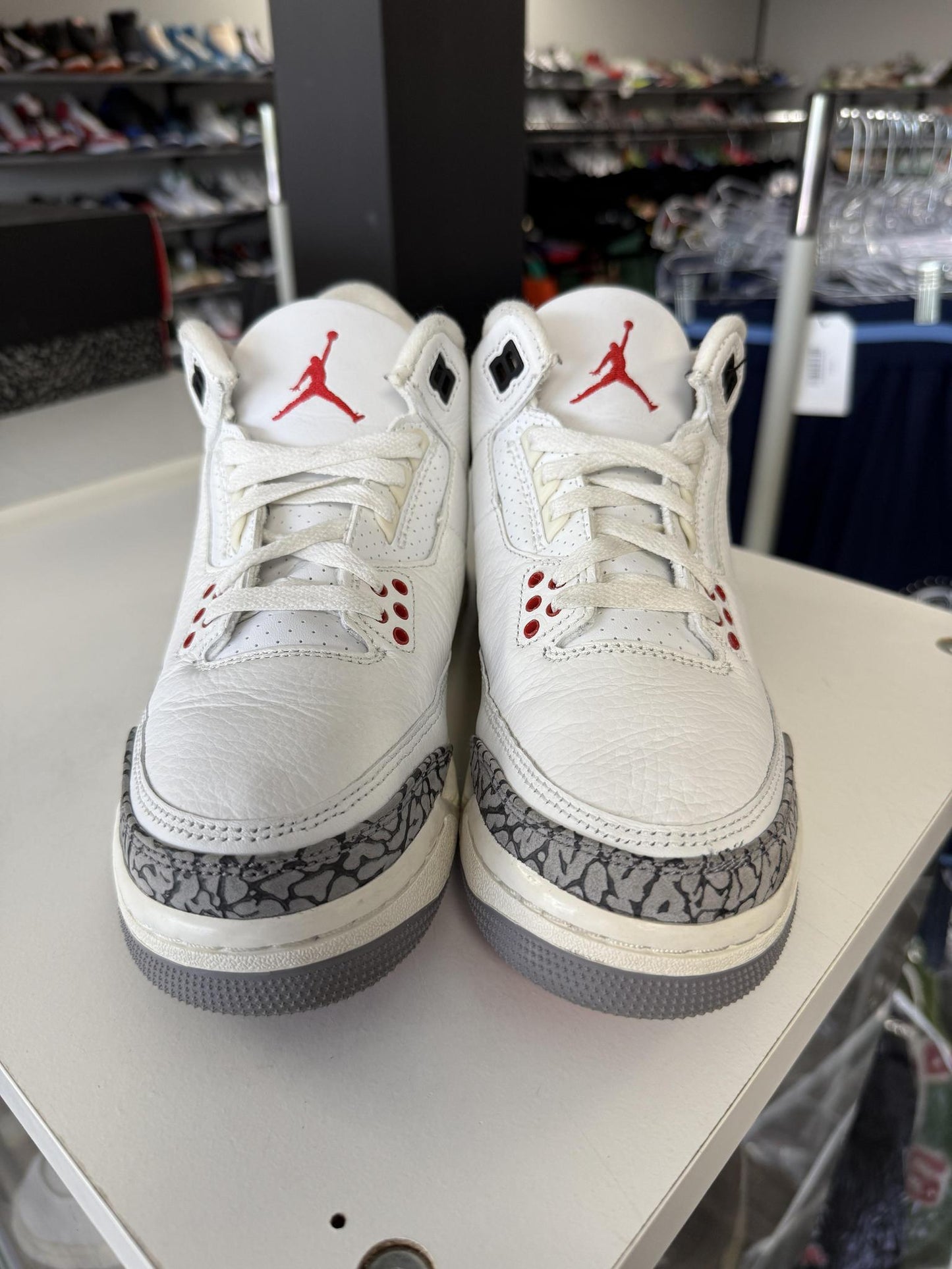 Jordan 3 "White Cement Reimagined" Used Size 6Y/7.5W