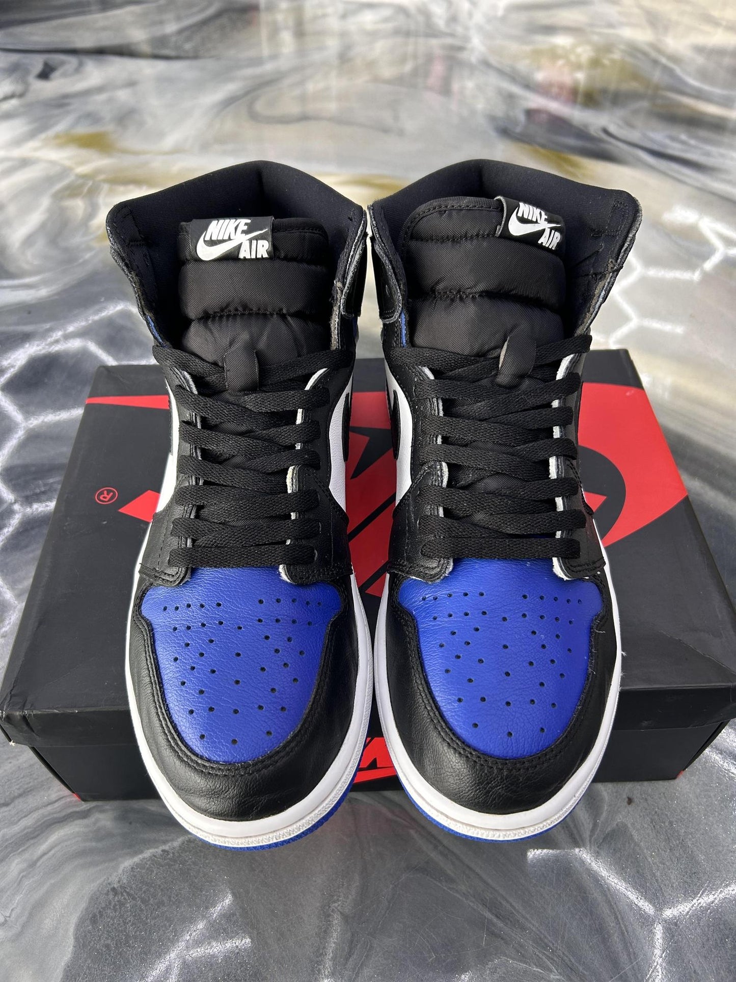 Jordan 1 High "Royal Toe" Used Size 11.5