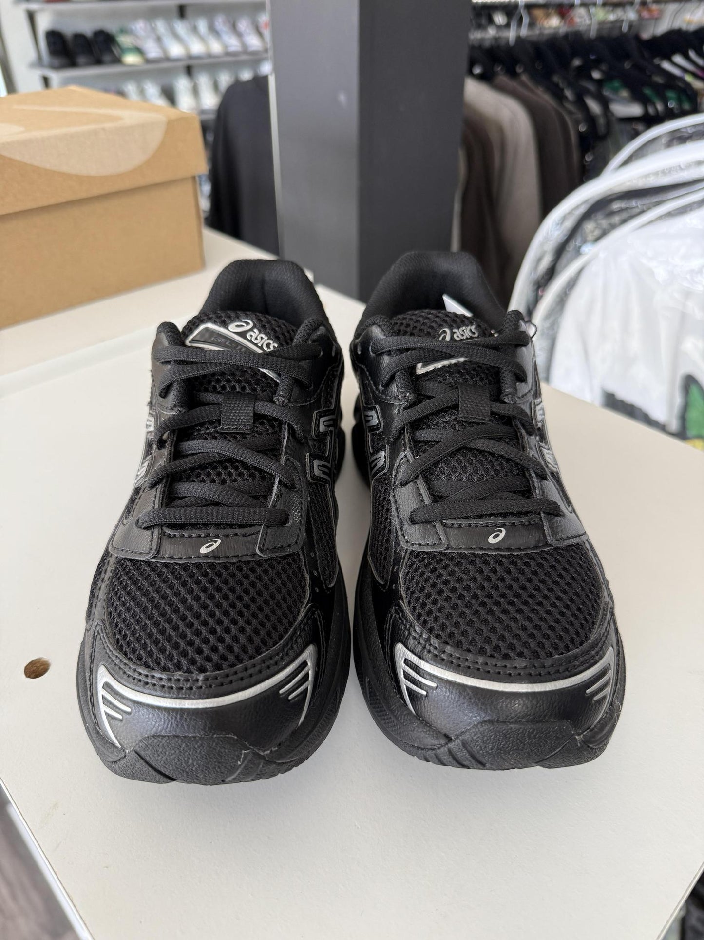 Asics Gel-1130 "Black Pure Silver" Used Size 5.5Y/7W