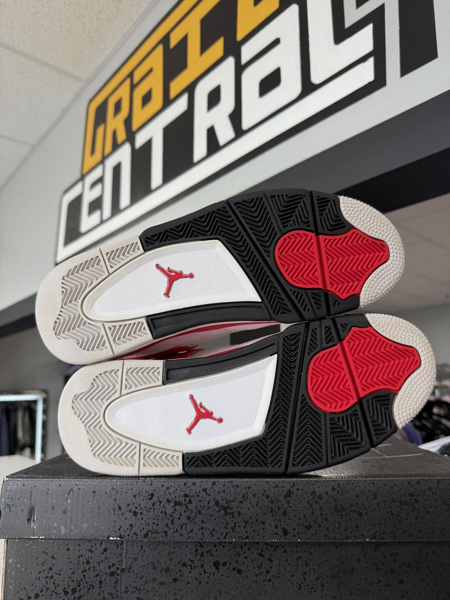 Jordan 4 "Red Cement" Used Size 10