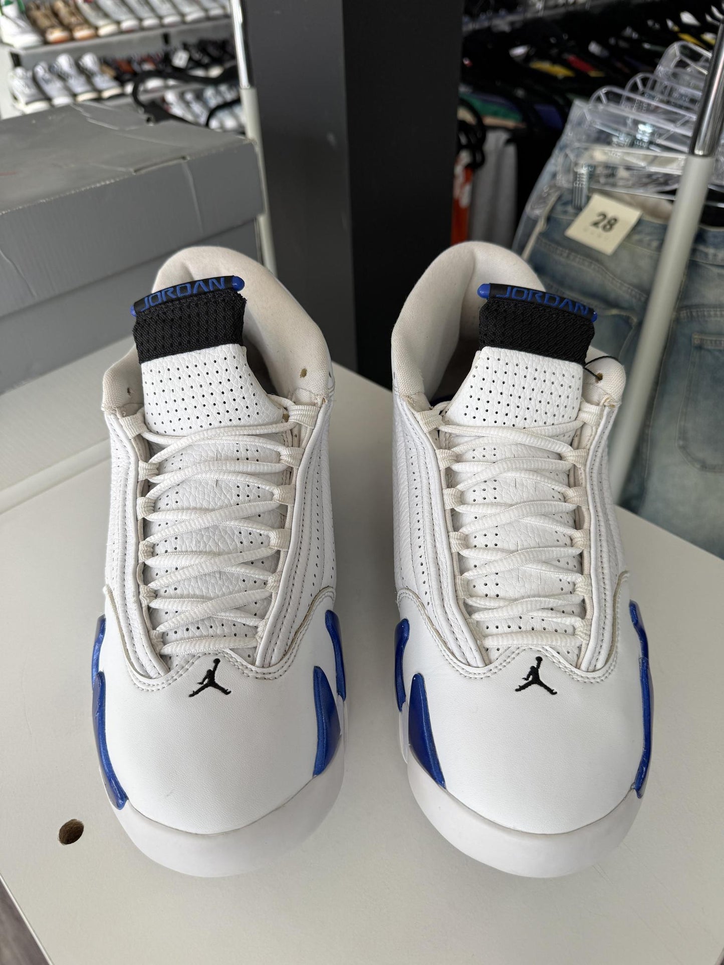 Jordan 14 "Hyper Royal" Used Size 11.5
