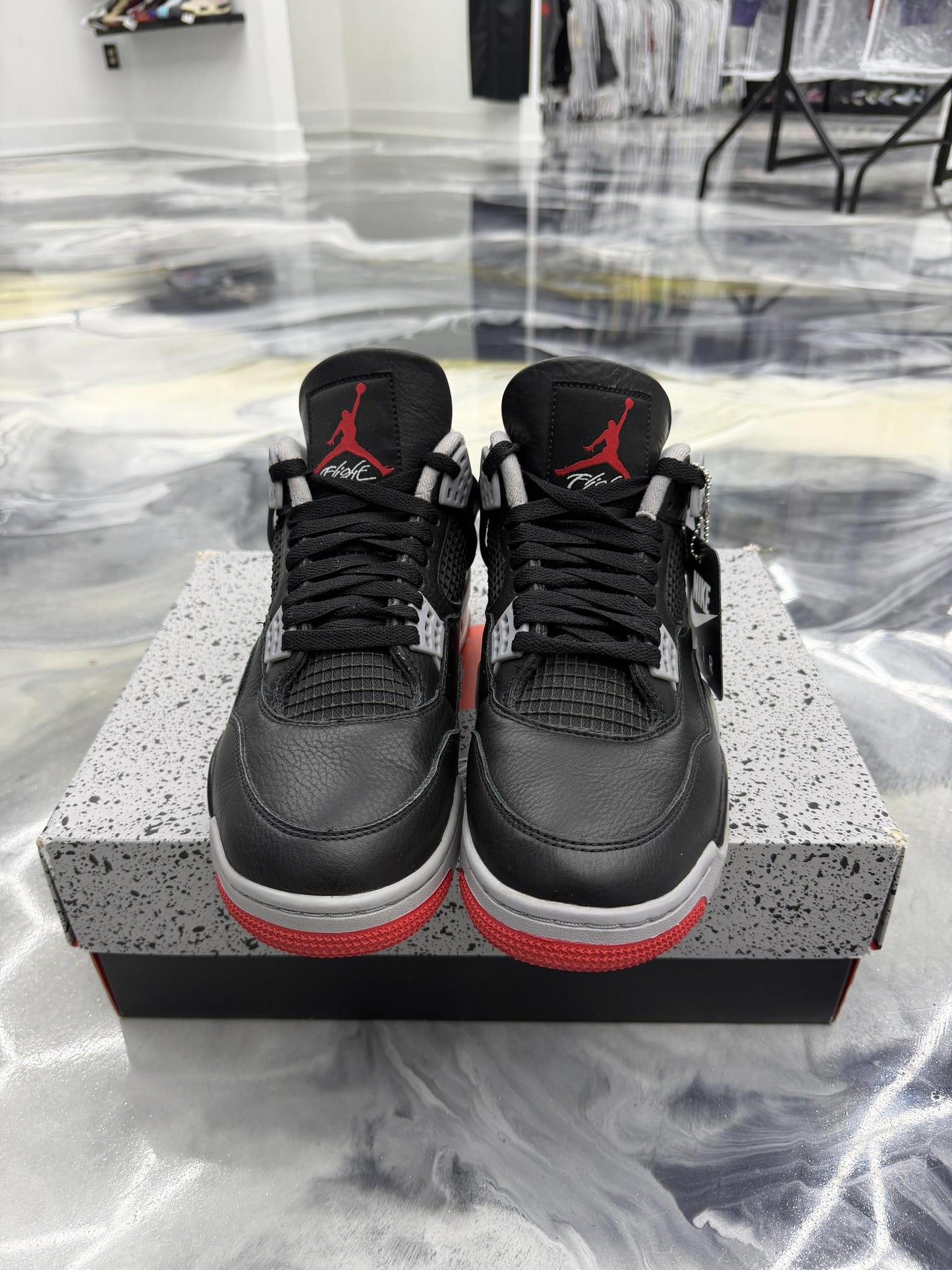 Jordan 4 Reimagined "Bred" Used Size 9.5