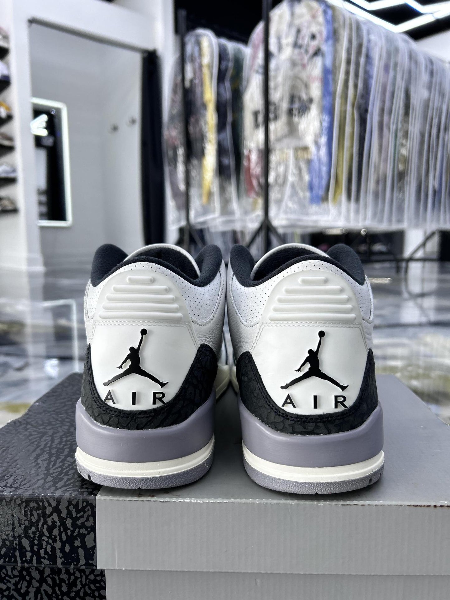 Jordan 3 Cement Grey Used Size 10