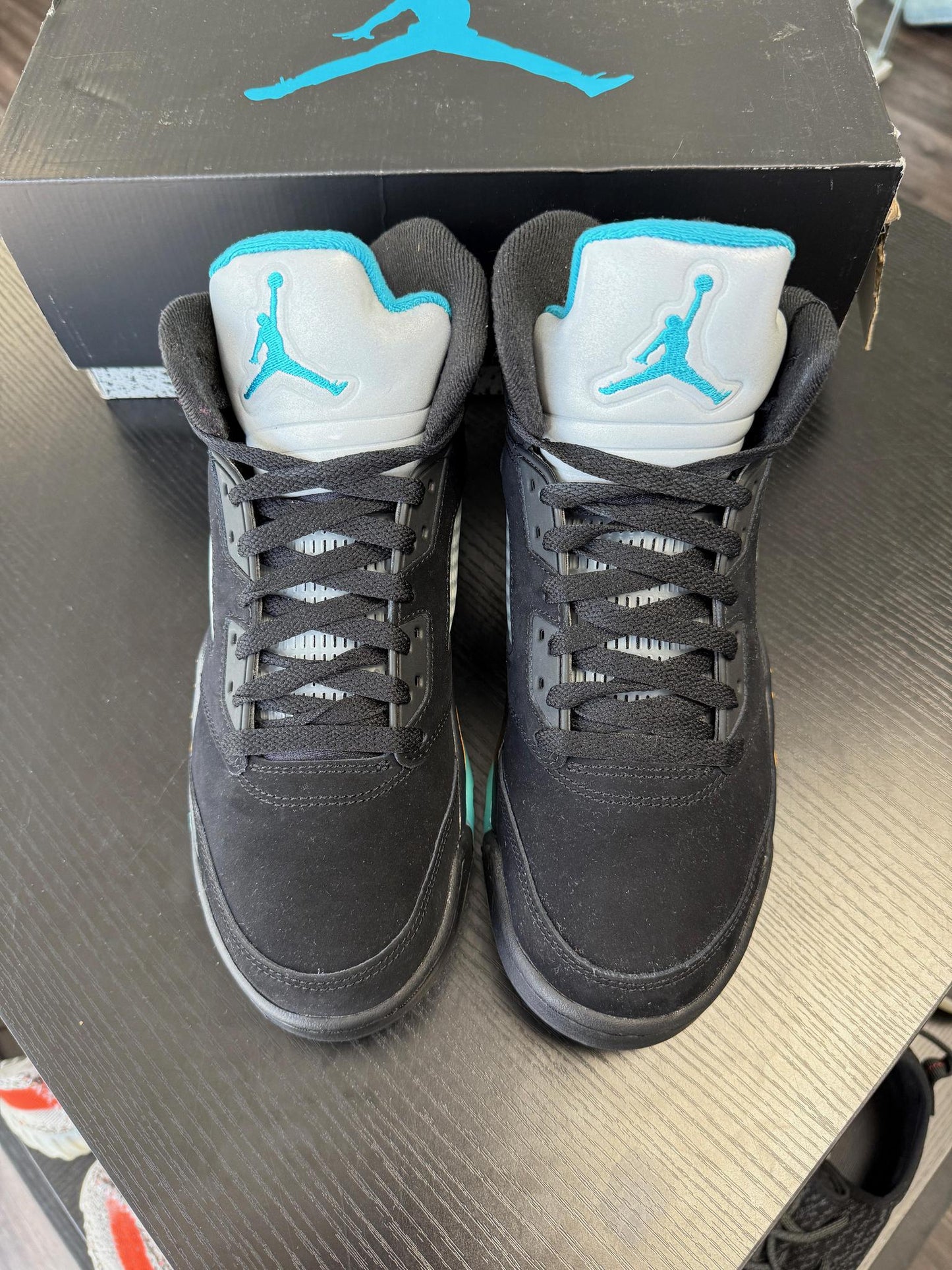 Jordan 5 "Aqua" Used Size 8.5