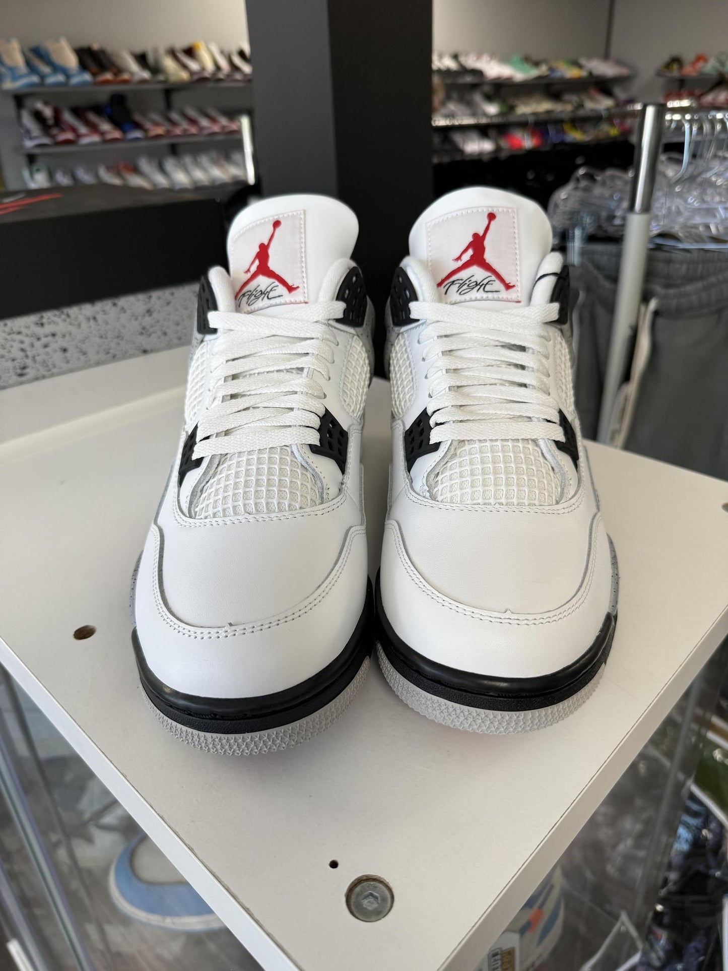 Jordan 4 "White Cement" Used Size 11