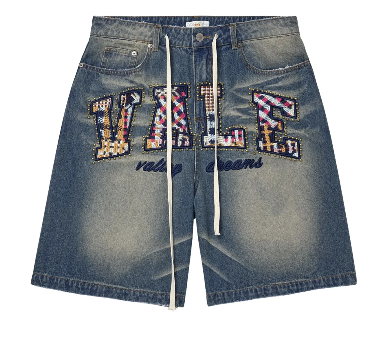 Vale What The Denim Shorts "Blue"
