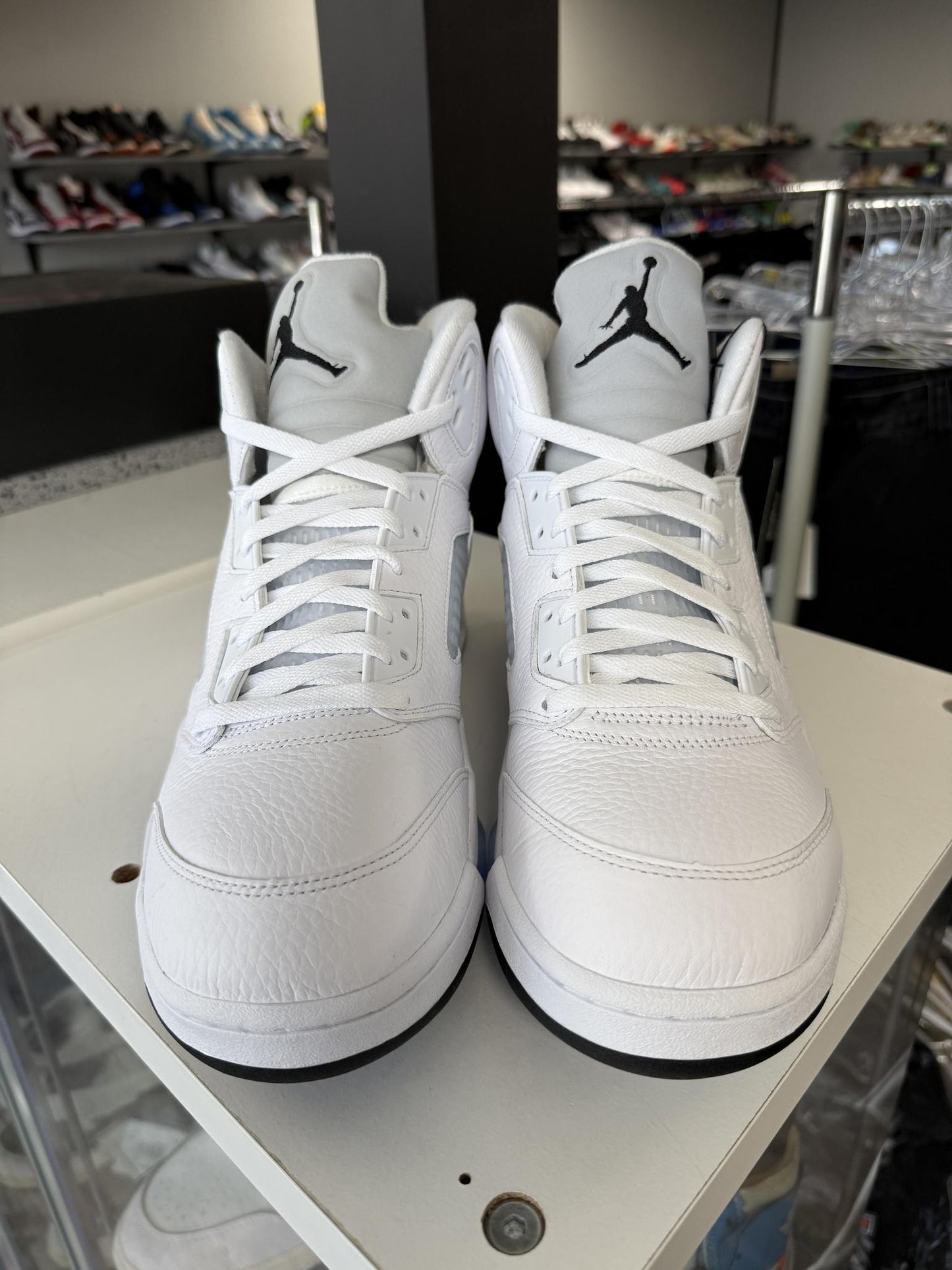 Jordan 5 "White Metallic" Used Size 13
