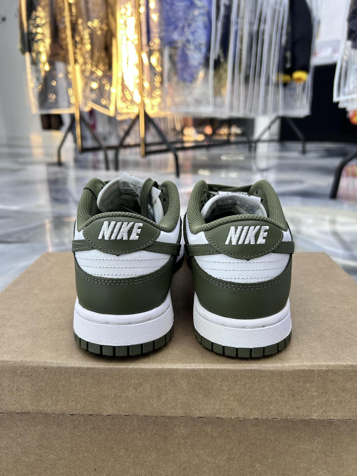 Nike Dunk Low "Medium Olive" Used Size 7.5