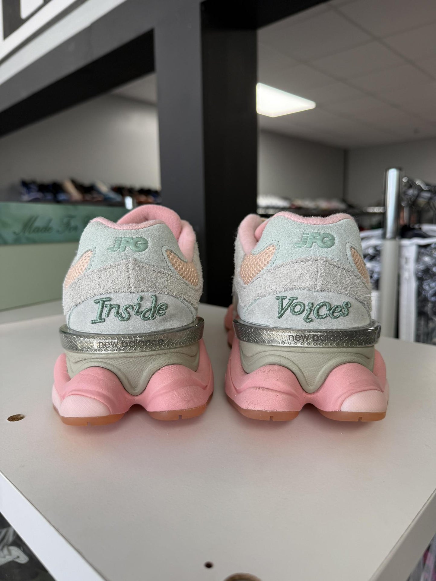 New Balance 9060 x JFG "Baby Shower Blue" Used Size 9.5