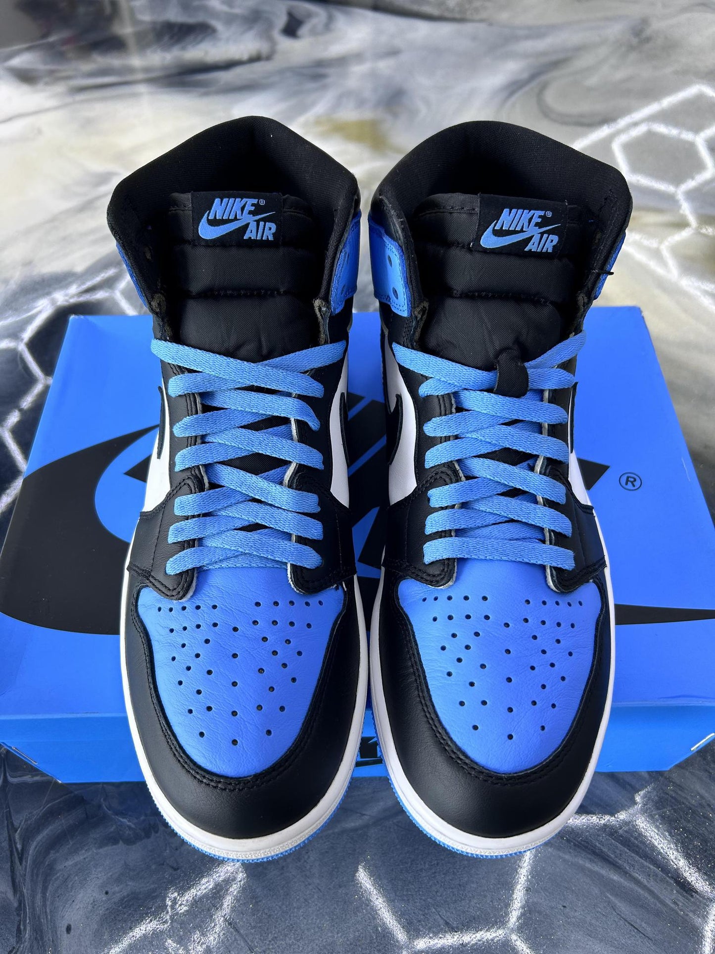 Jordan 1 "UNC Toe" Used Size 11.5