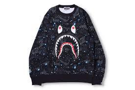 A Bathing Ape Bape Crewneck "Space Camo"