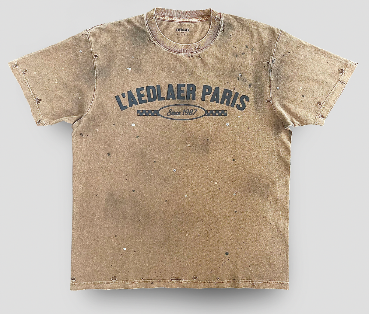 L'aedlaer Paris Chop Shop Tee "Cognac"