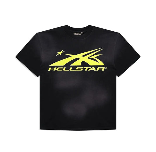 Hellstar Tee "Yellow Sports Logo"
