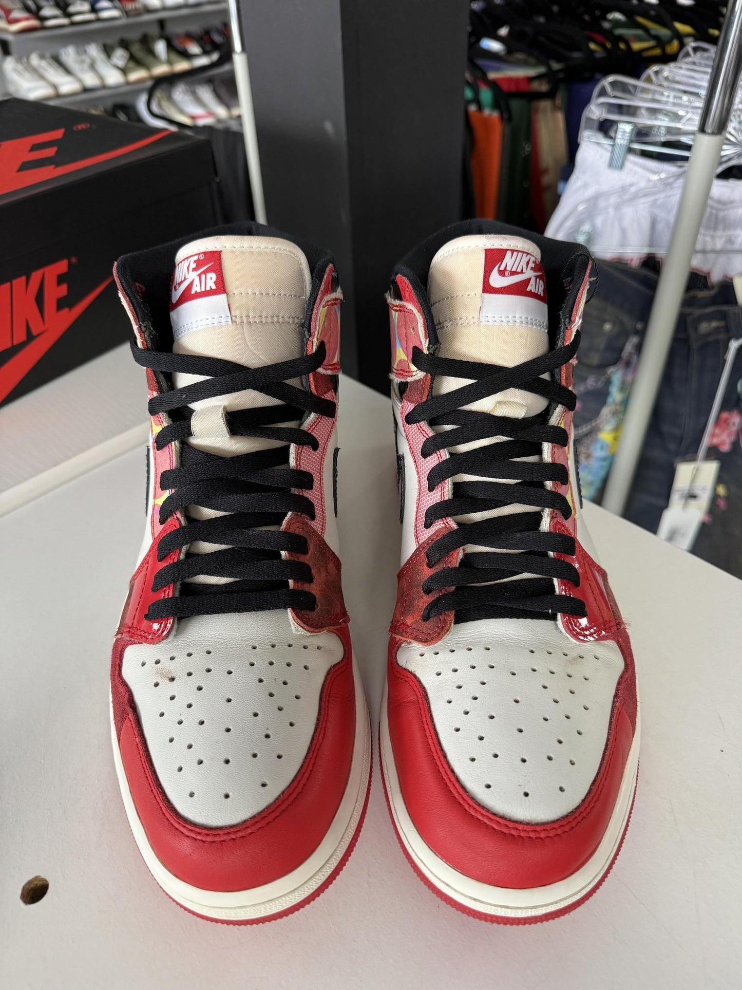 Jordan 1 "Across The Spiderverse" Used Size 11.5